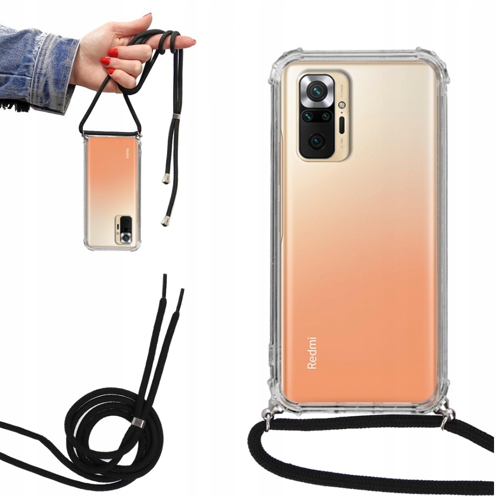 

Etui Crossbody do Xiaomi Redmi Note 10 Pro Czarny