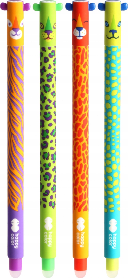 

4 szt. Długopis Wymazywalny Uszaki Wild HappyColor