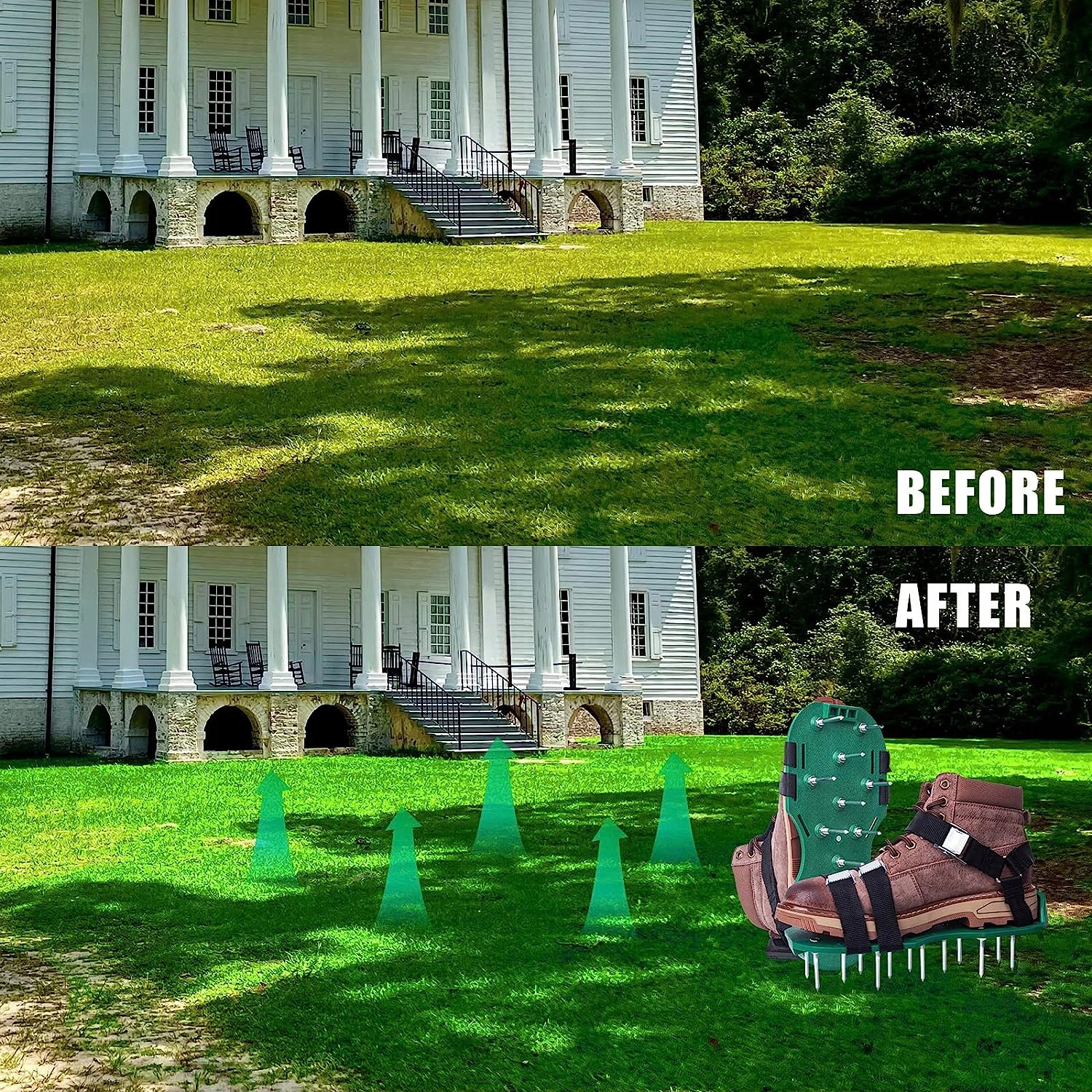 AERATOR NA BUTY DO NAPOWIETRZANIA ZIEMII TRAWNIKA Rodzaj aerator