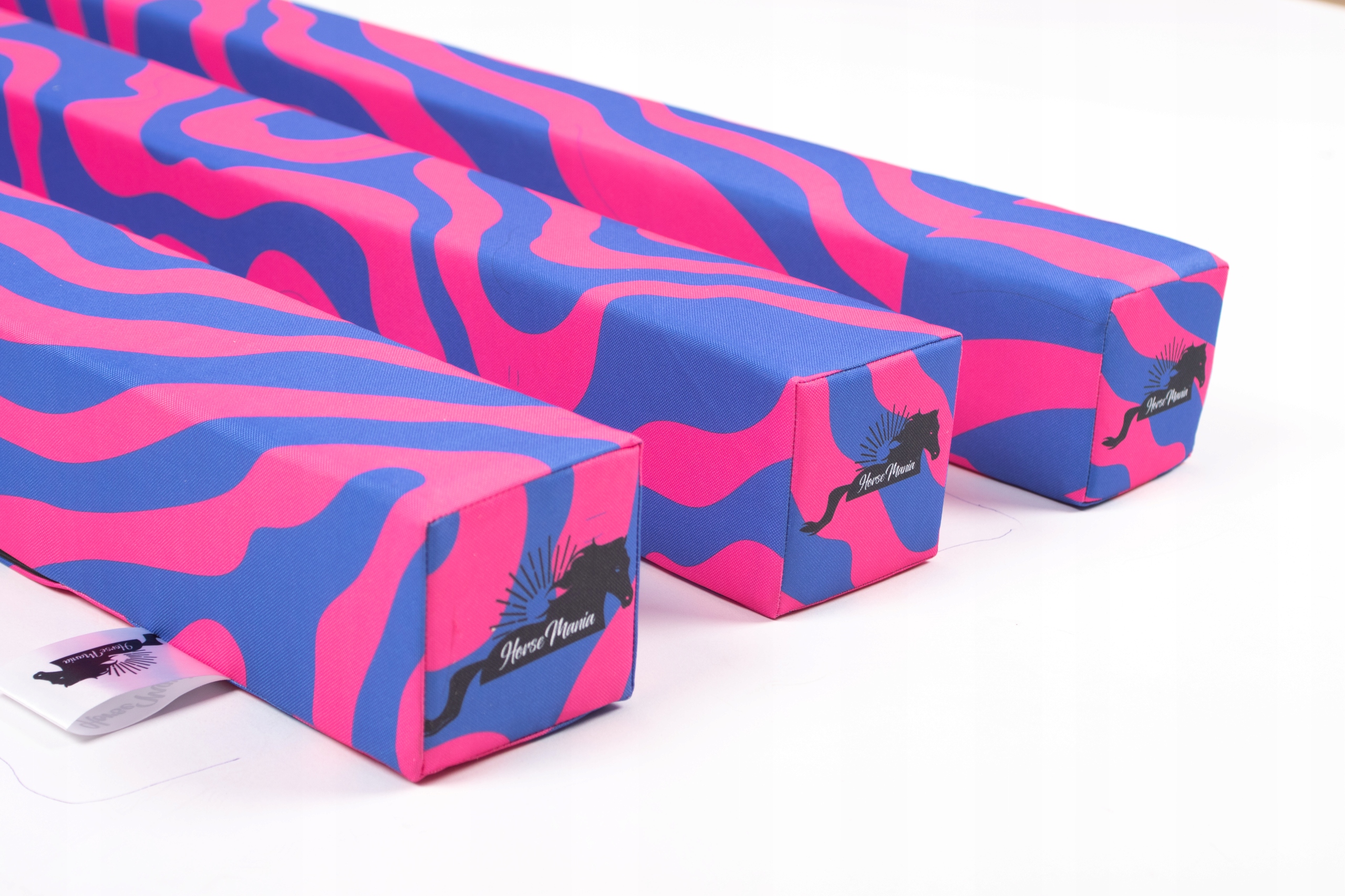 HorseMania- drągi do przeszkód lekkie- zestaw 3 szt 3,3mx10, wzór 1 Model HM-3,3x10-1