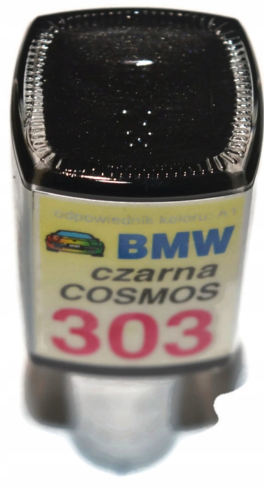 BMW 303 CZARNA COSMOS LAKIER ZAPRAWKA DO RYS ARA 10 ML
