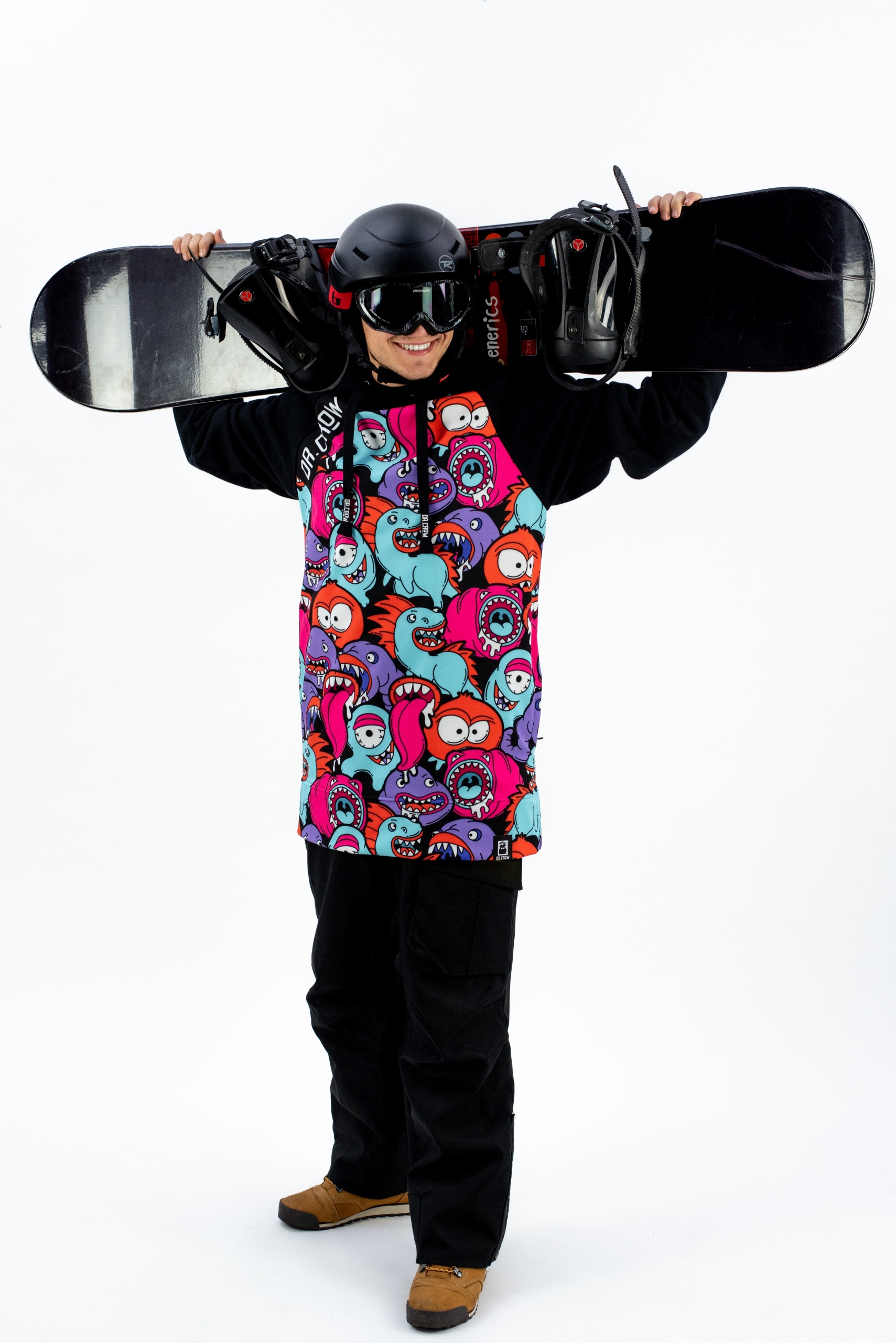 Męska Bluza Snowboardowa Colorful Monsters 2XL Materiał dominujący inny