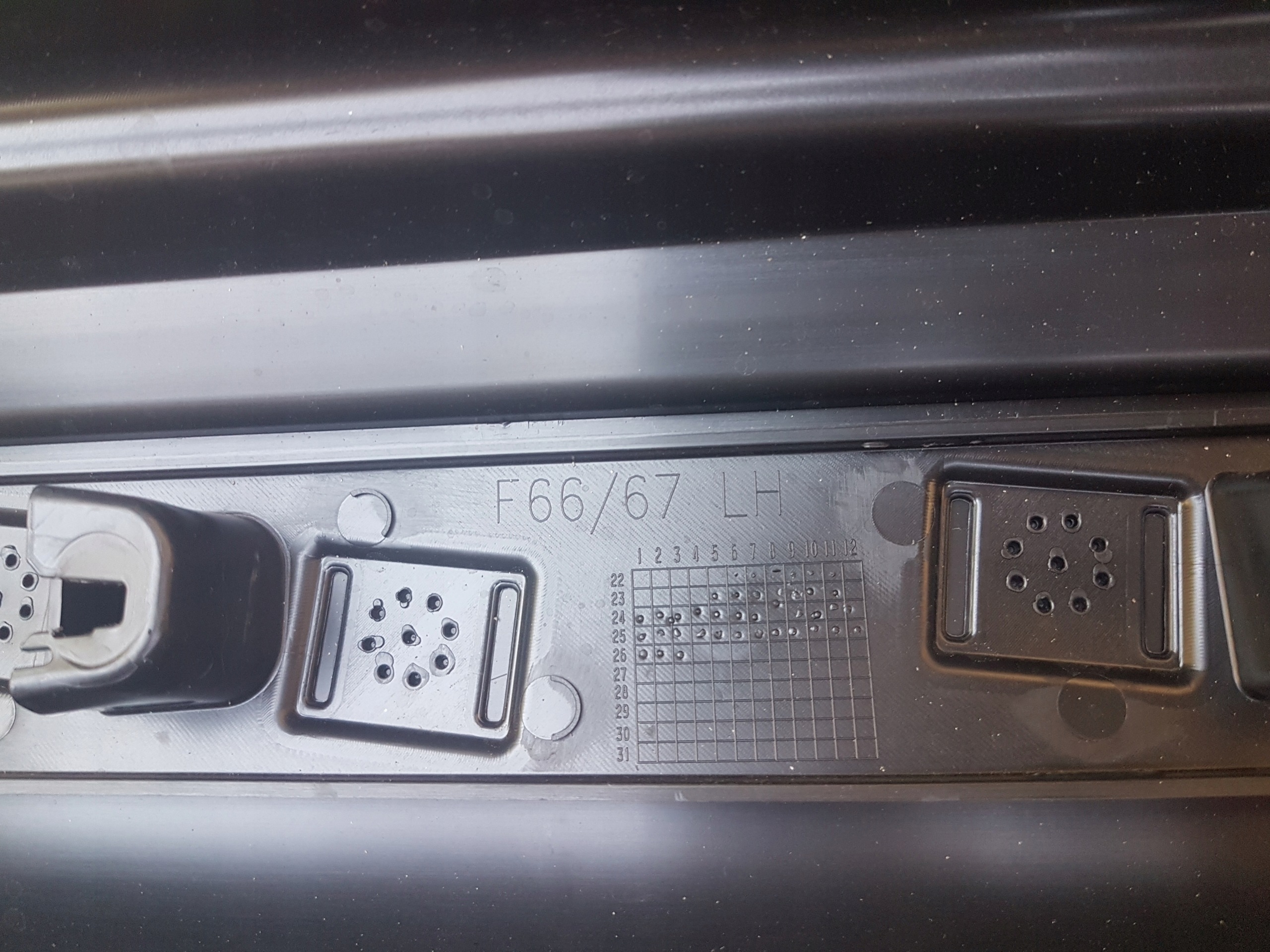 moulding threshold left MINI COOPER F66 F67 JCW 5A53DA3