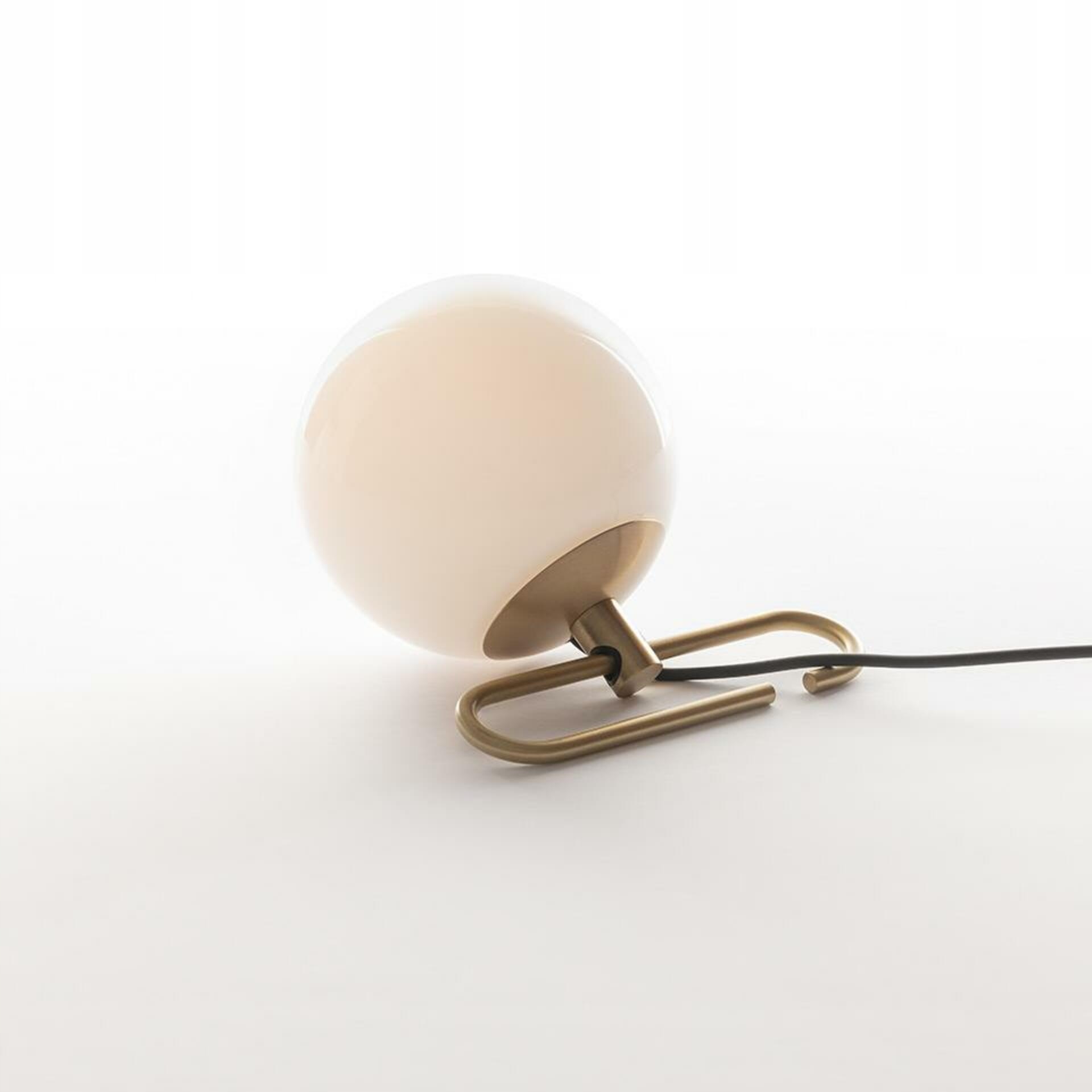 Artemide nh1217 1217010A stolné svietidlo, fúkané sklo, mosadz, design Neri&