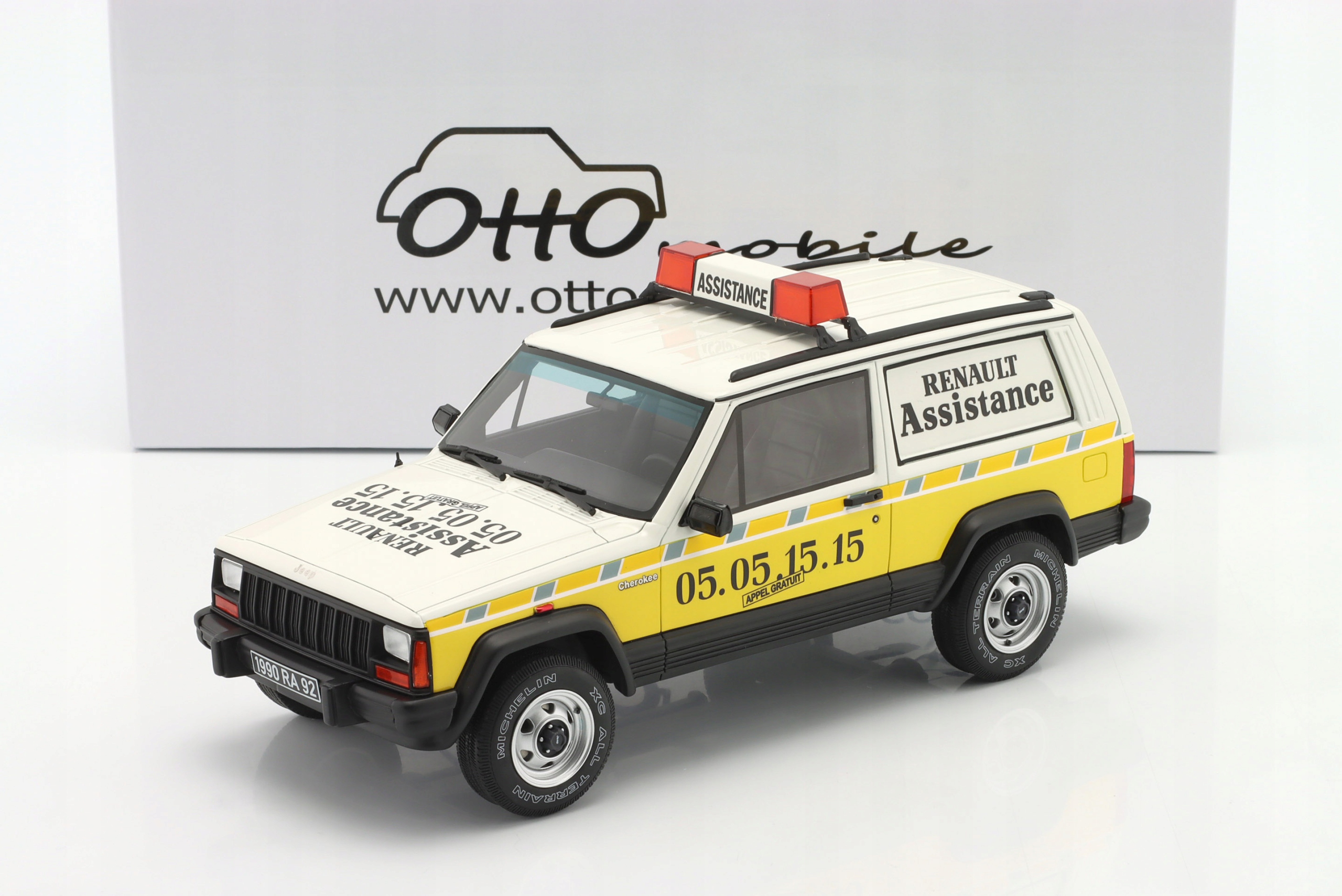 Otto Jeep Cherokee 1989 Renault Assistance 1:18