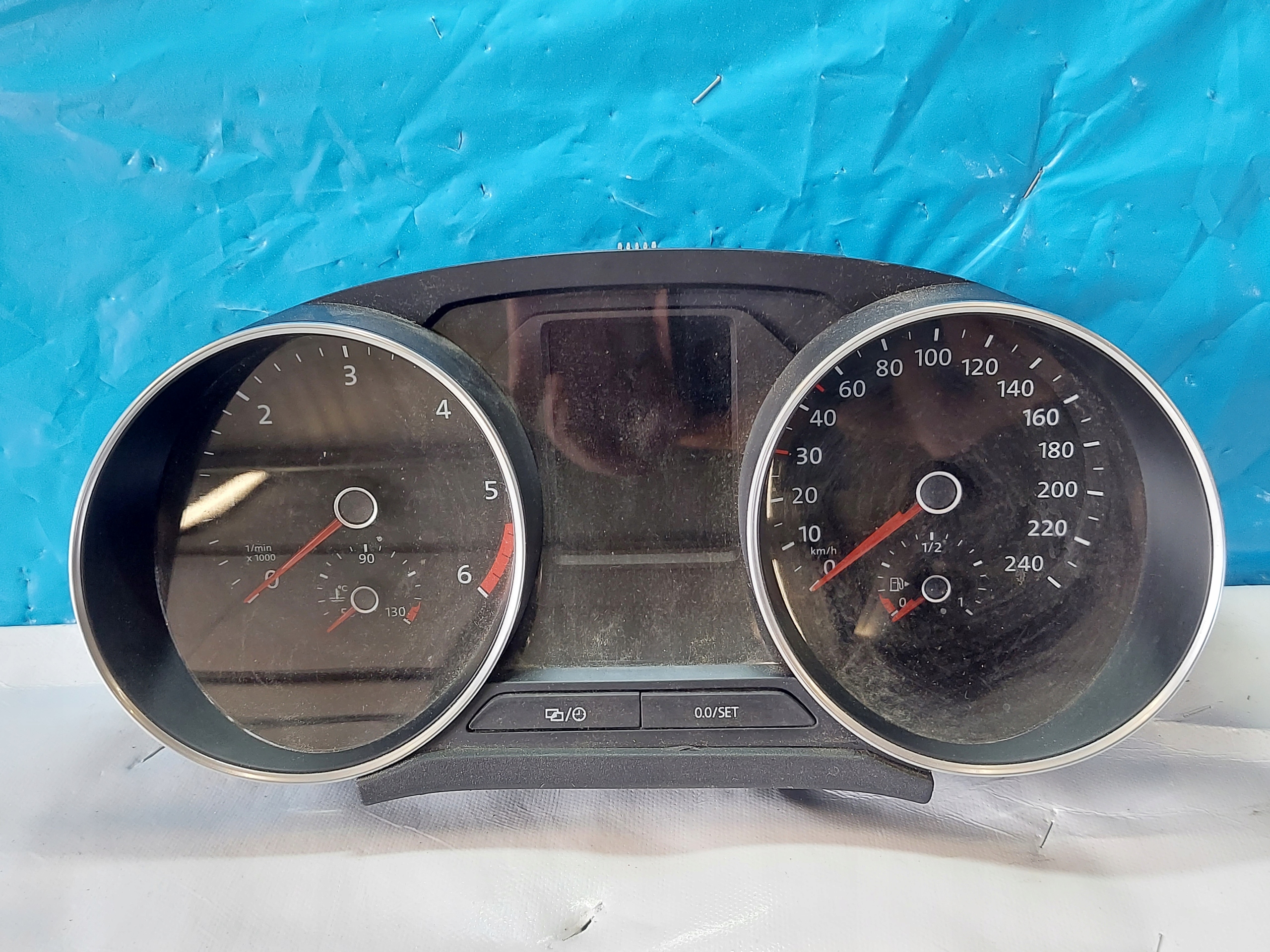 dials clock VW POLO 6C 1.4 TDI 2014r 6C0920741A