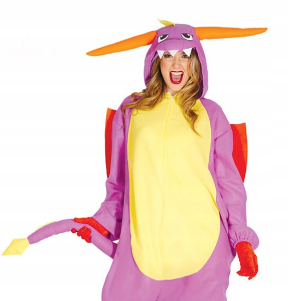 Kostým Drak Kombinéza Unisex Dragon L
