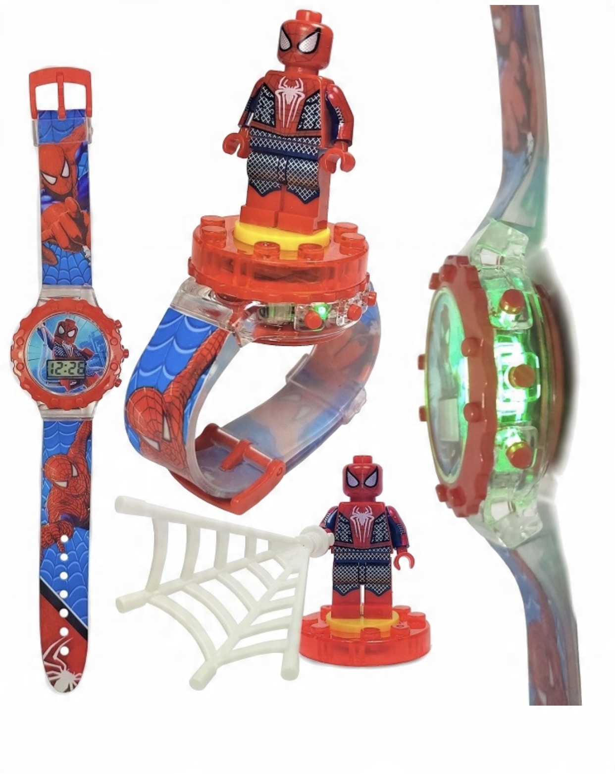 

Zegarek Spiderman Avengers Świeci Gra Figurka
