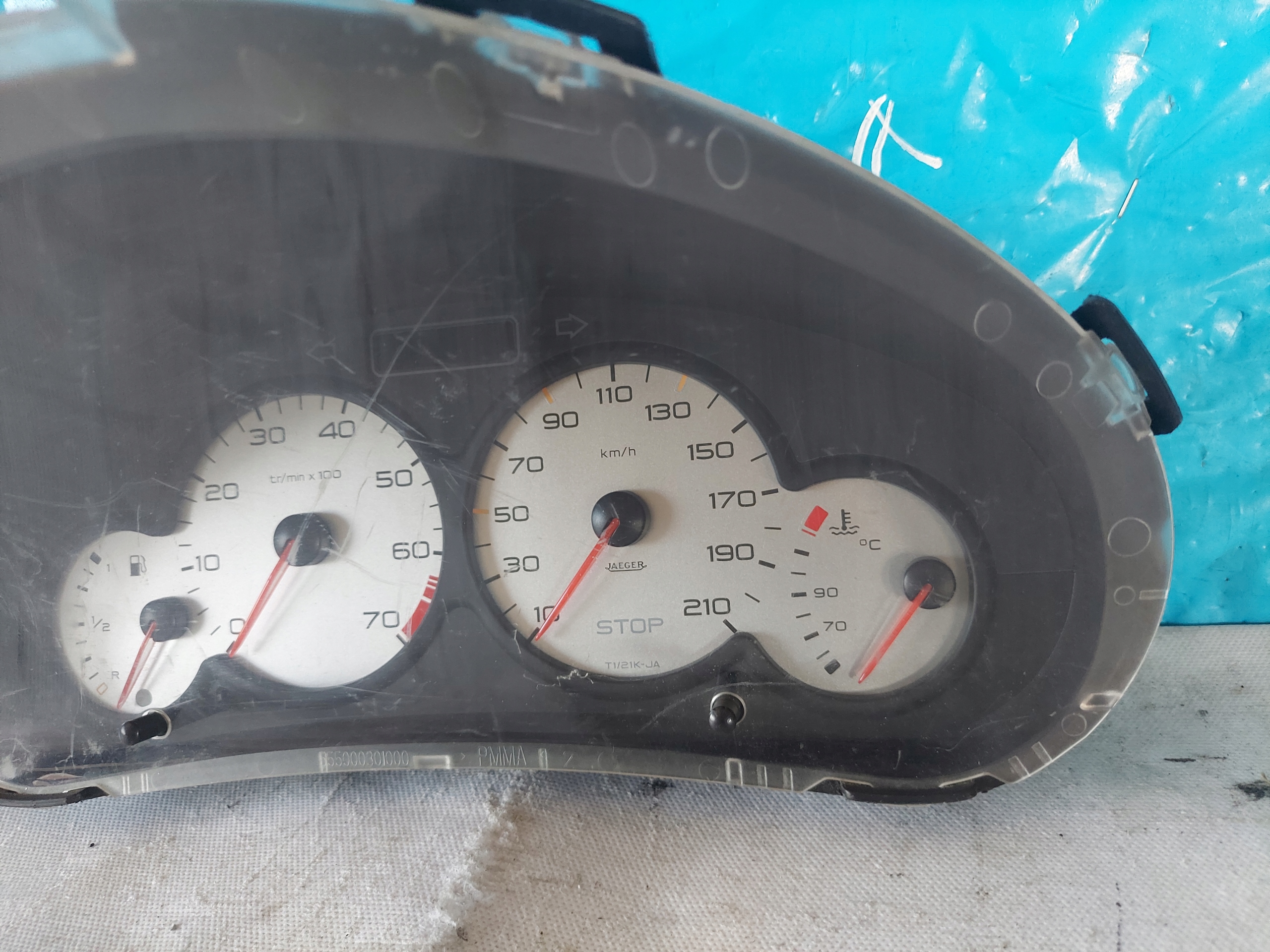 dials clock PEUGEOT 206 1.4 B 9645096480
