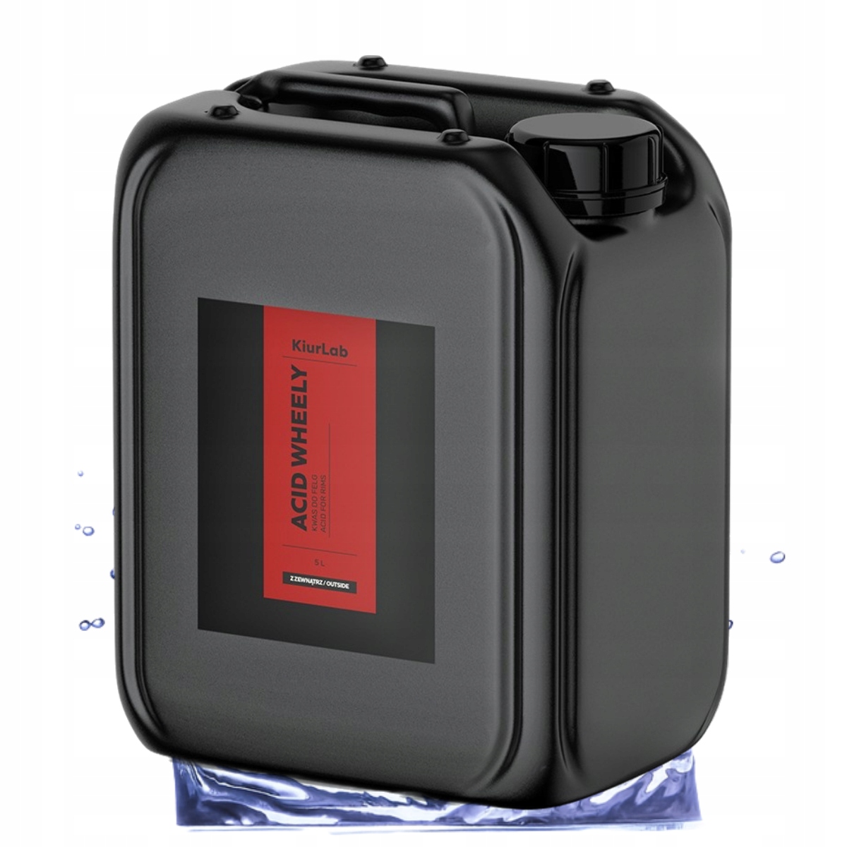 Silný prostředek na mytí kol Poklic kol pneumatik v autě Kiurlab Acid Wheely 5L