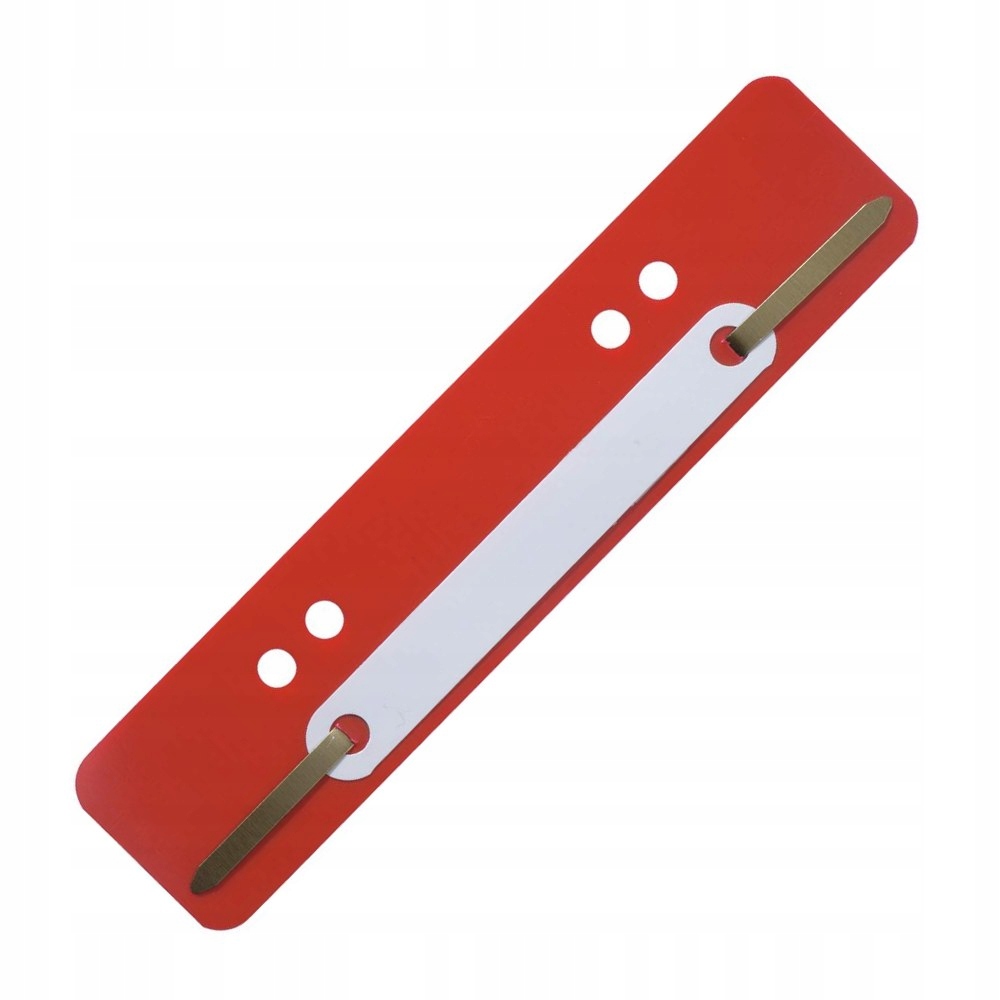 Wąsy Fiszki Skoroszytowe Czerwone Solidne - 100szt EAN (GTIN) 4005546600376