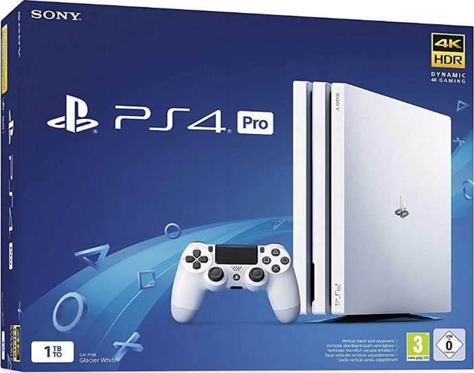 Sony Playstation 4 PS4 PRO BIAŁY 1TB + PAD KOMPLET - Sklep, Opinie 