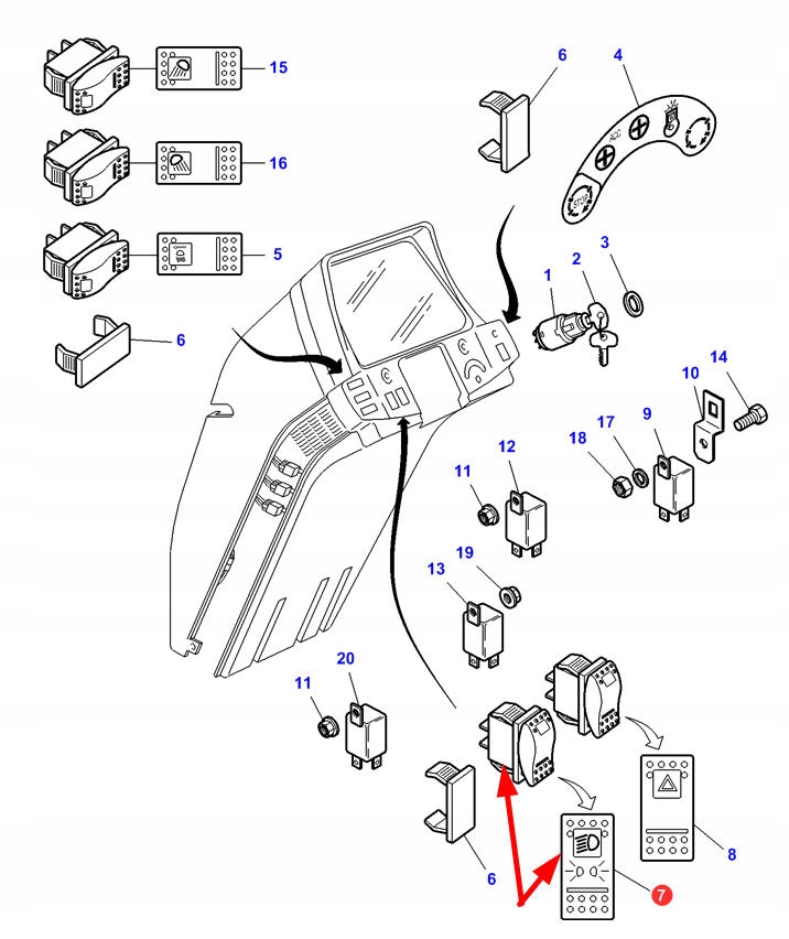 4293537m2 выключатель света