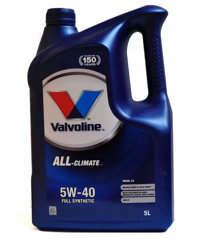 VALVOLINE ALL CLIMATE DIESEL C3 5W40 5L OLEJ SILNIKOWY