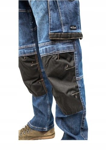 LAHTI PRO SPODNIE JEANSOWE SLIM FIT WZMACNIANE DO PASA ROZMIAR M Model L40510