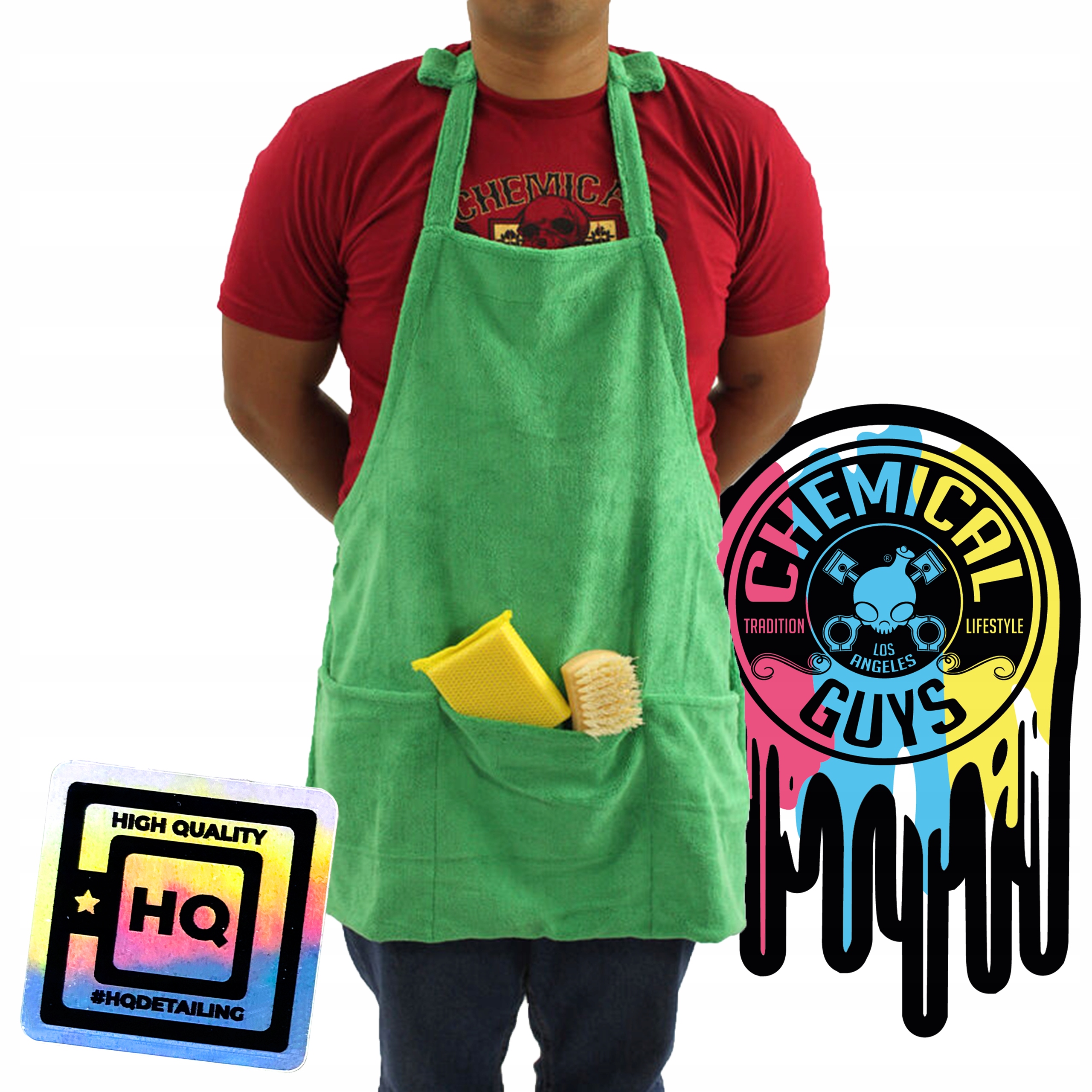 Хімічні хлопці APRON фартух з мікрофібри detailing