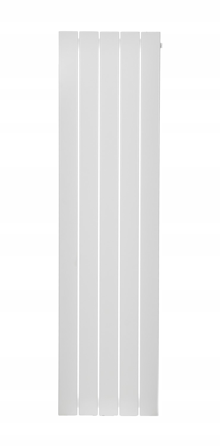 Dekoratívny panelový kúpeľňový radiátor Lotus 160/38 Biela prípojka 50 mm
