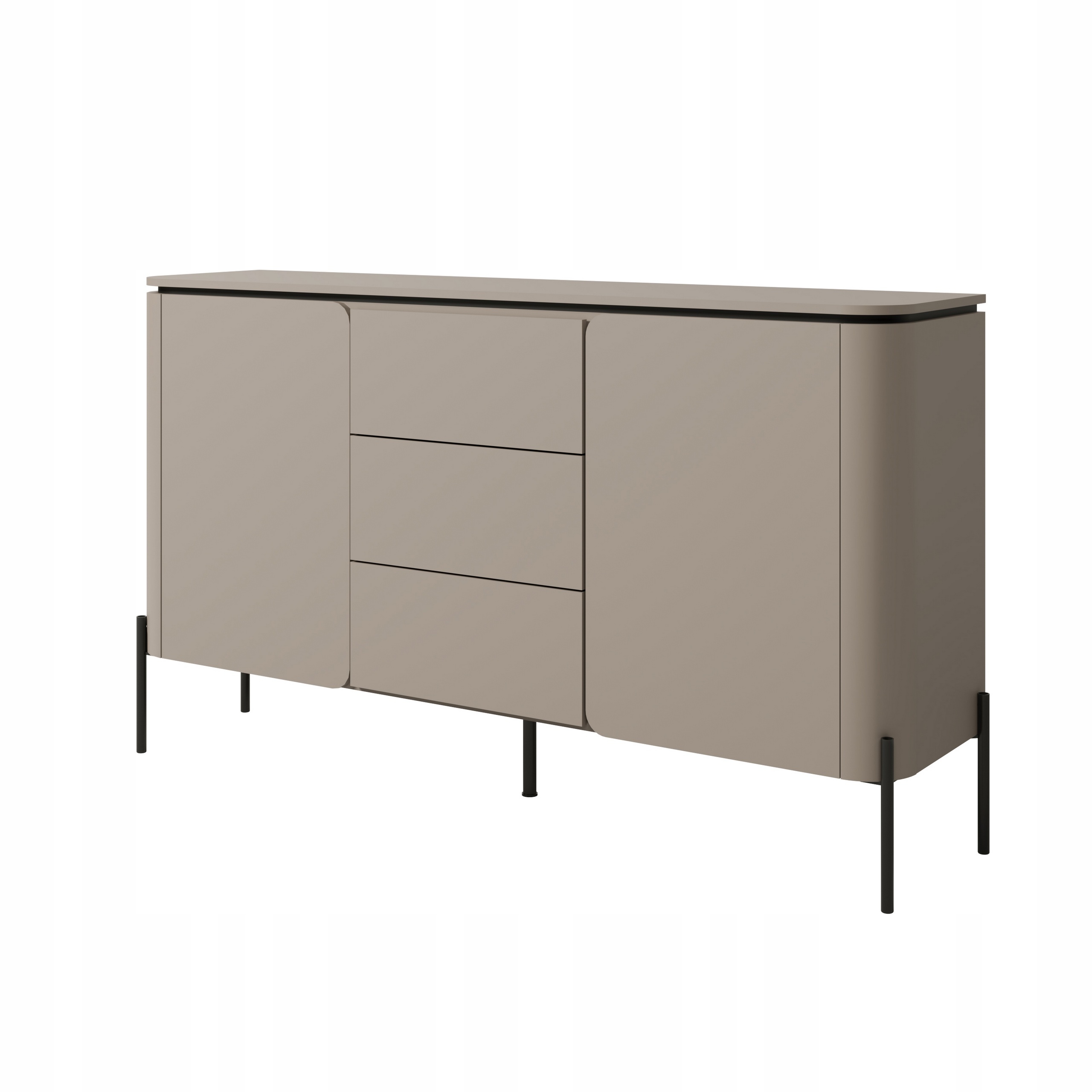 Komoda Belta 162,8 cm do obývacího pokoje, ložnice, béžová