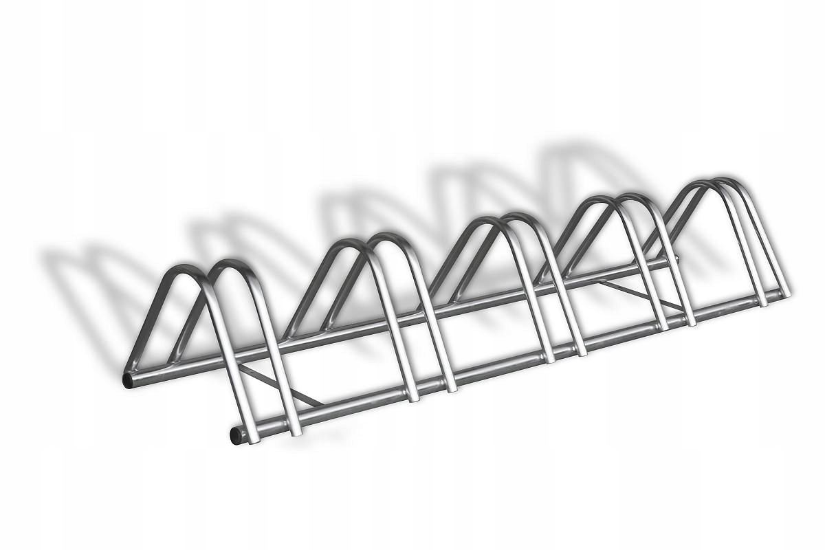 Stojak na 5 rowerów ocynkowany stalowy