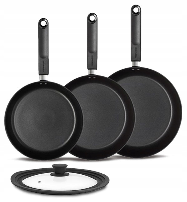 

Fiskars Ff Komplet Patelni 24 28 26 Pokrywka 3w1