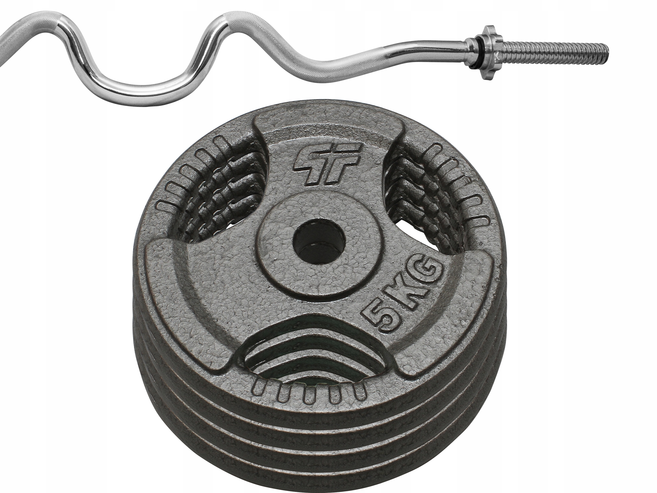 ZESTAW 26 kg OBCIĄŻENIE HAMMERTONE ŻELIWO Z GRYFEM ŁAMANYM MOCNO 120CM