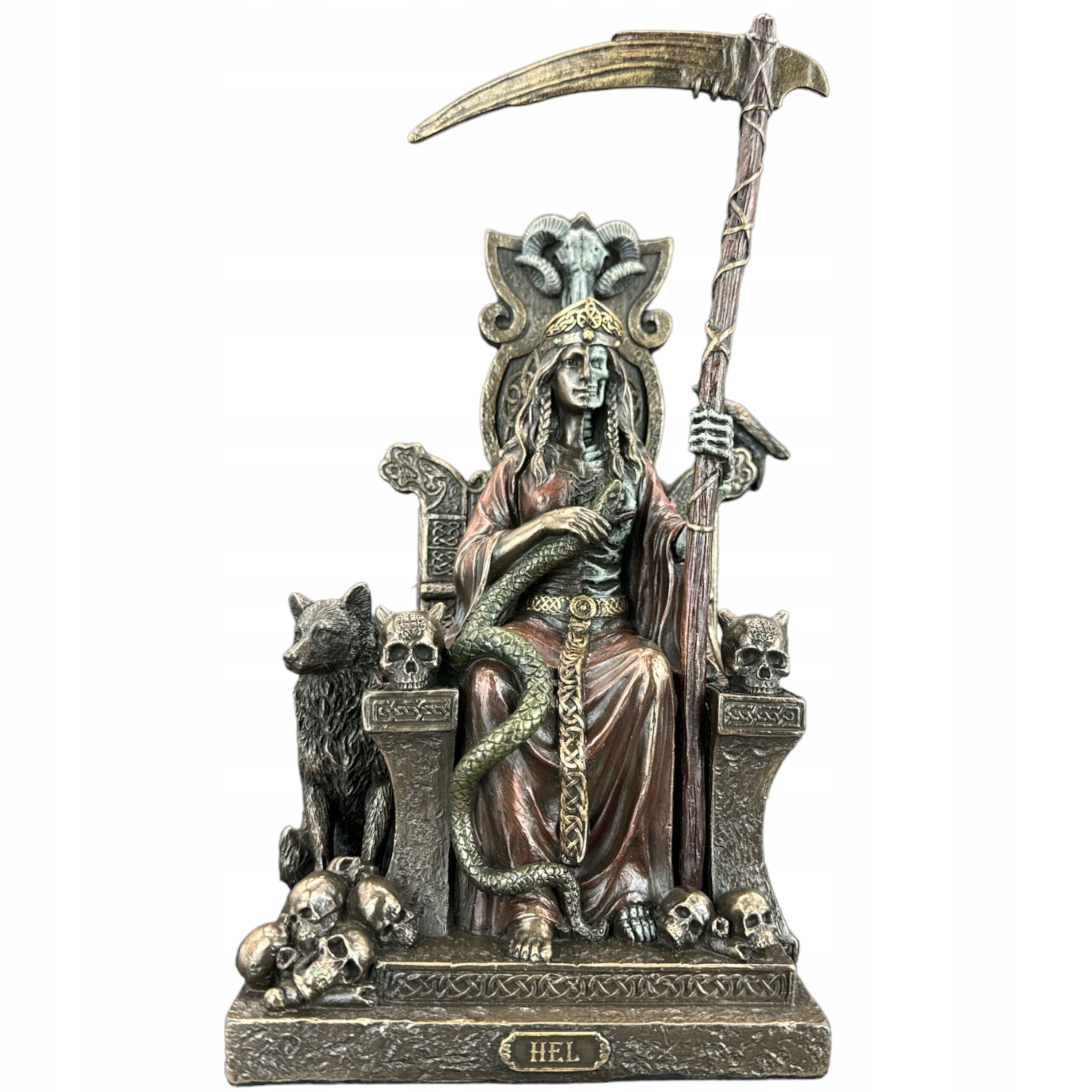 Hel na tróne severská bohyňa, vládkyňa krajiny mŕtvych Veronese WU77869A4