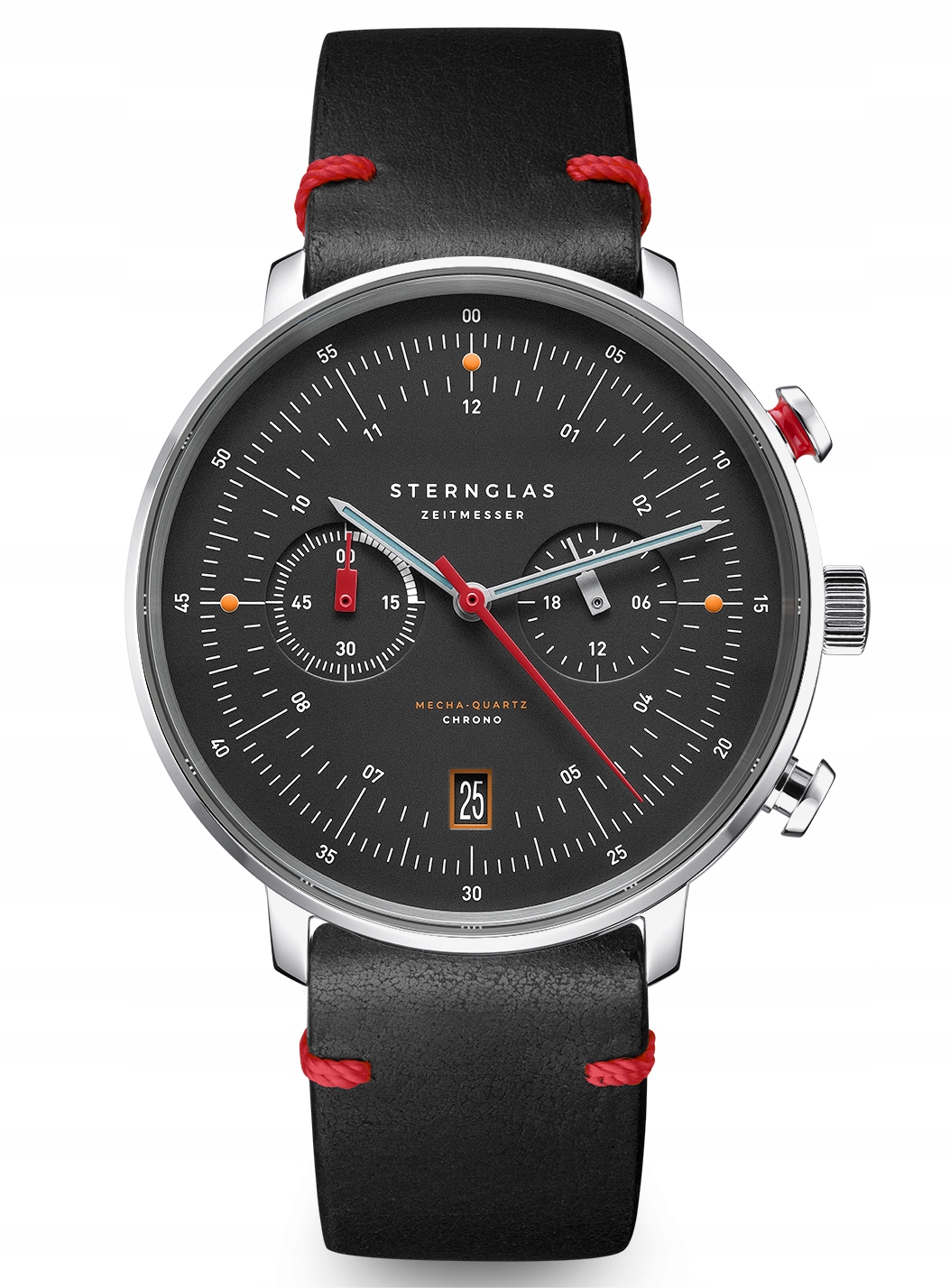 Nové Originální Pánské hodinky Sternglas S01-HCN03-VI29 Hamburg Chronograf