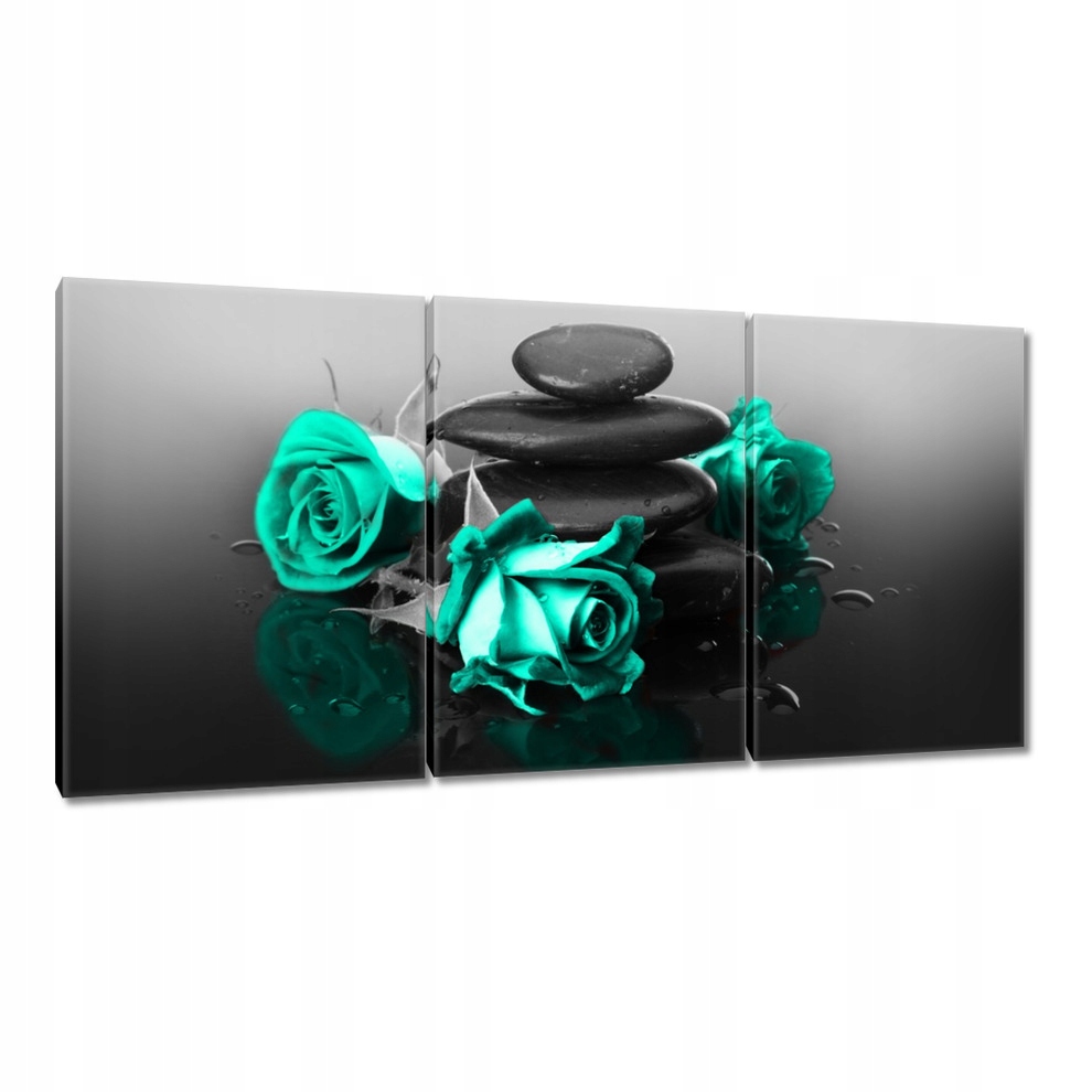 

Obrazy 120x60 Miętowa róża Spa Wellness