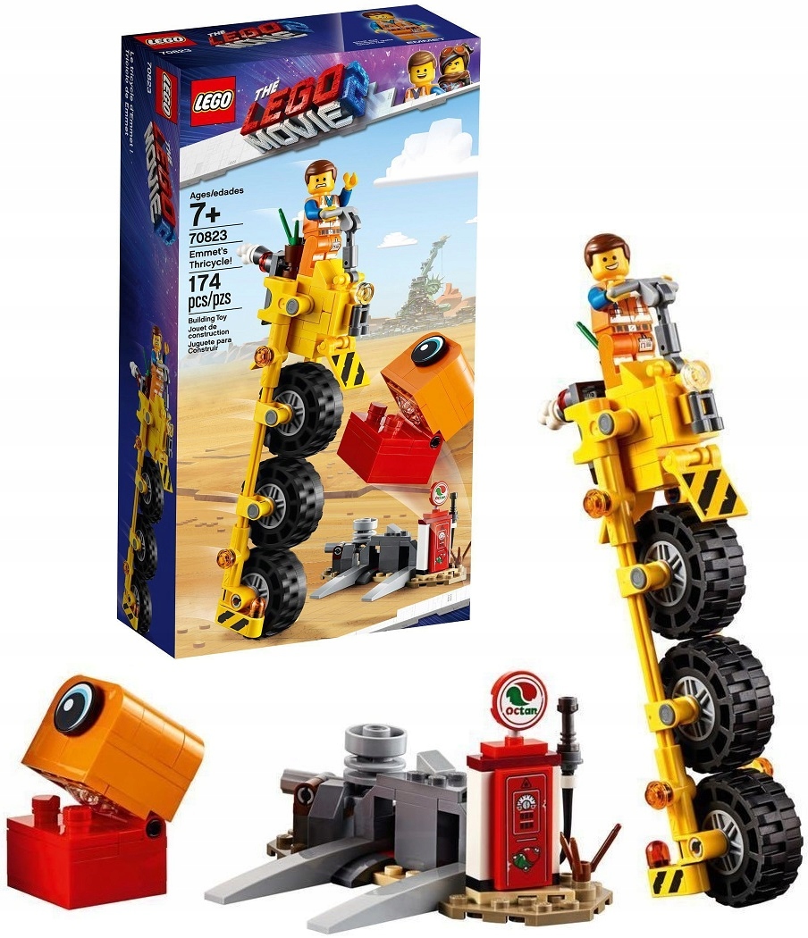 Lego The Movie 70823 Trójkołowiec Emmeta Lego film emet