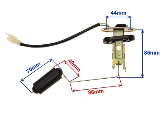 CZUJNIK POZIOMU PALIWA PŁYWAK JUNAK 901 Producent WM
