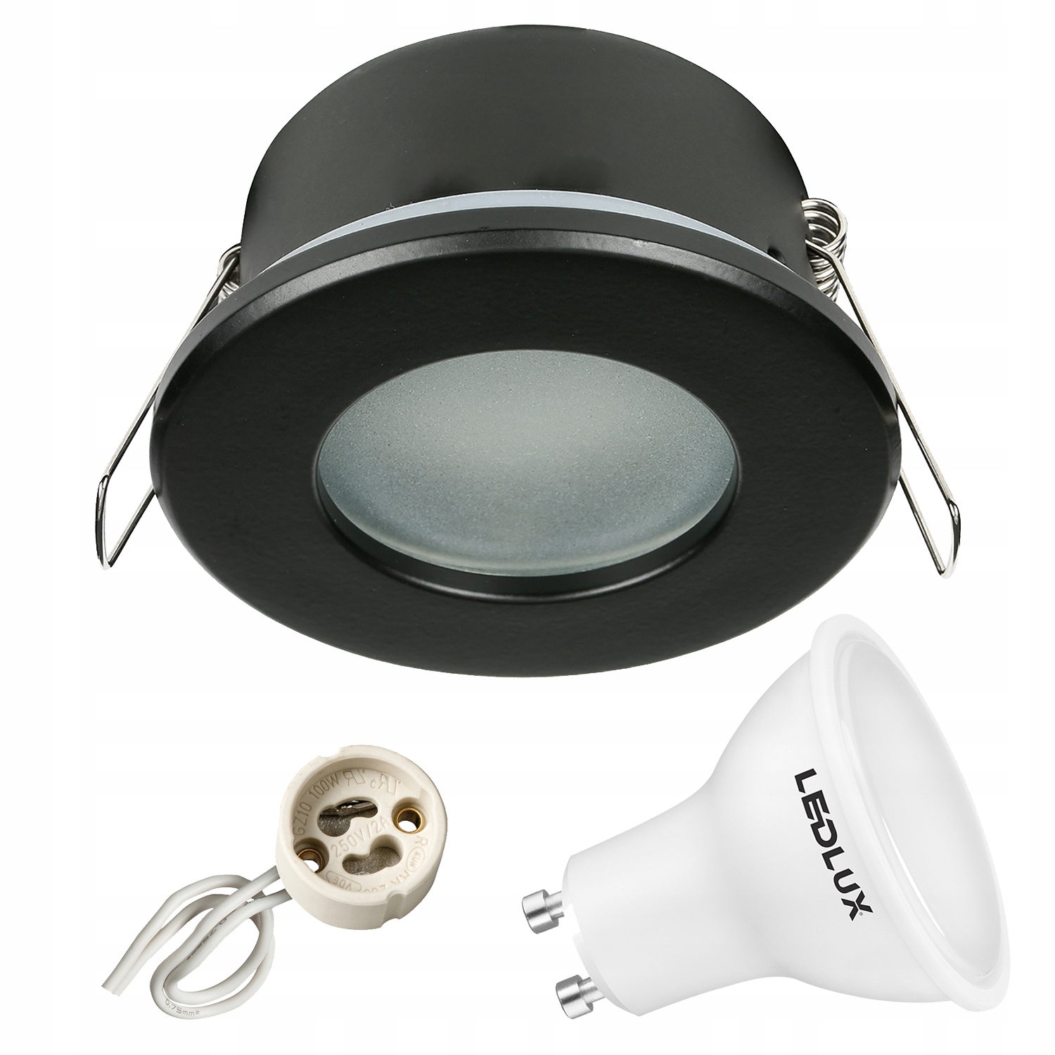 

Oprawa hermetyczna D-06 Czarna IP44+ Led GU10 6,5W