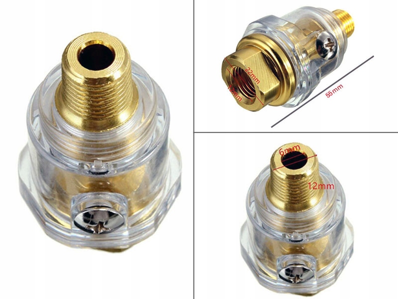 NAOLEJACZ POWIETRZA PRZELOTOWY 1/4'' DO PISTOLETU Kod producenta 05-00-47