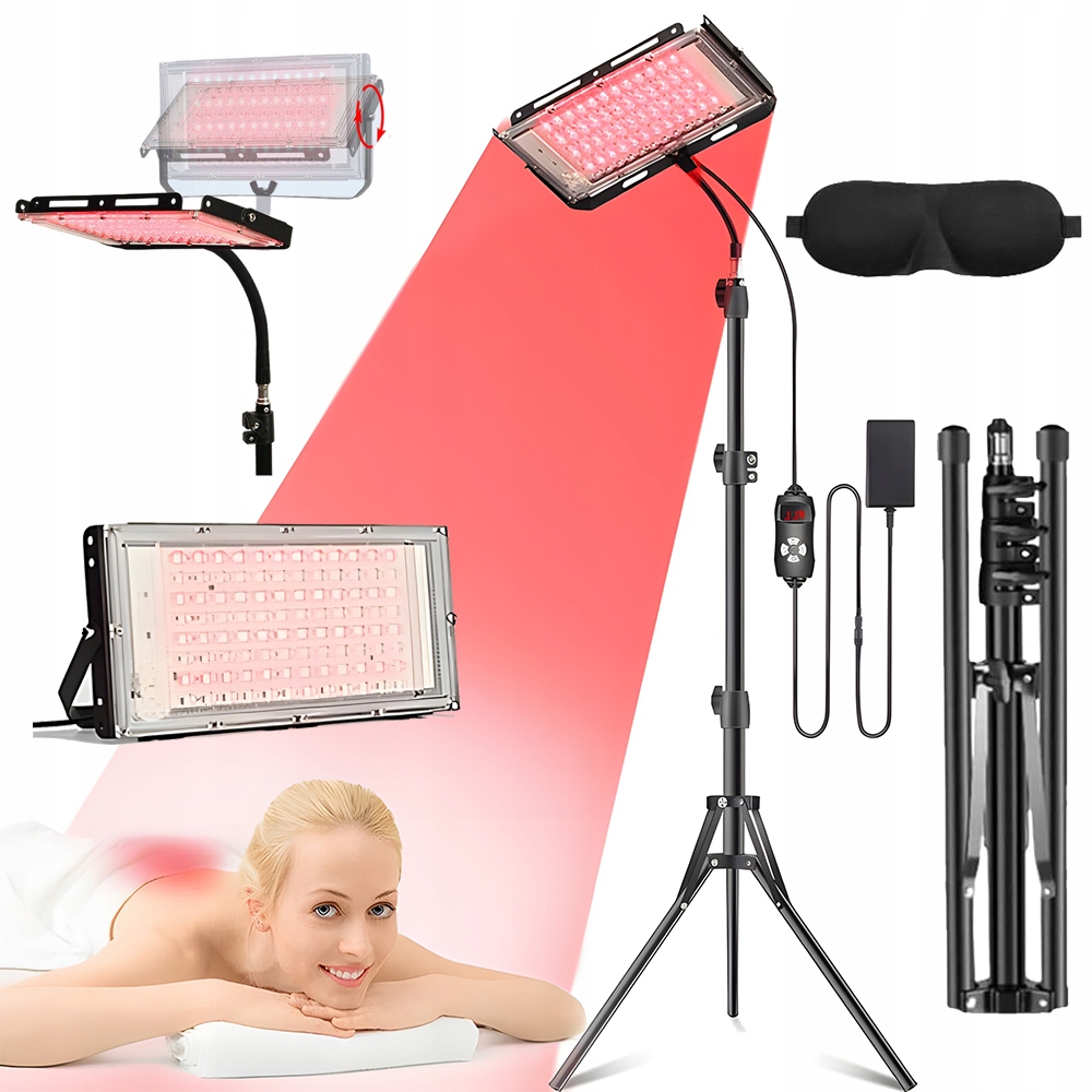 Lampa Grzewcza Do Terapii Cieplnej Na Podczerwień 12V 96LED 660NM 850NM