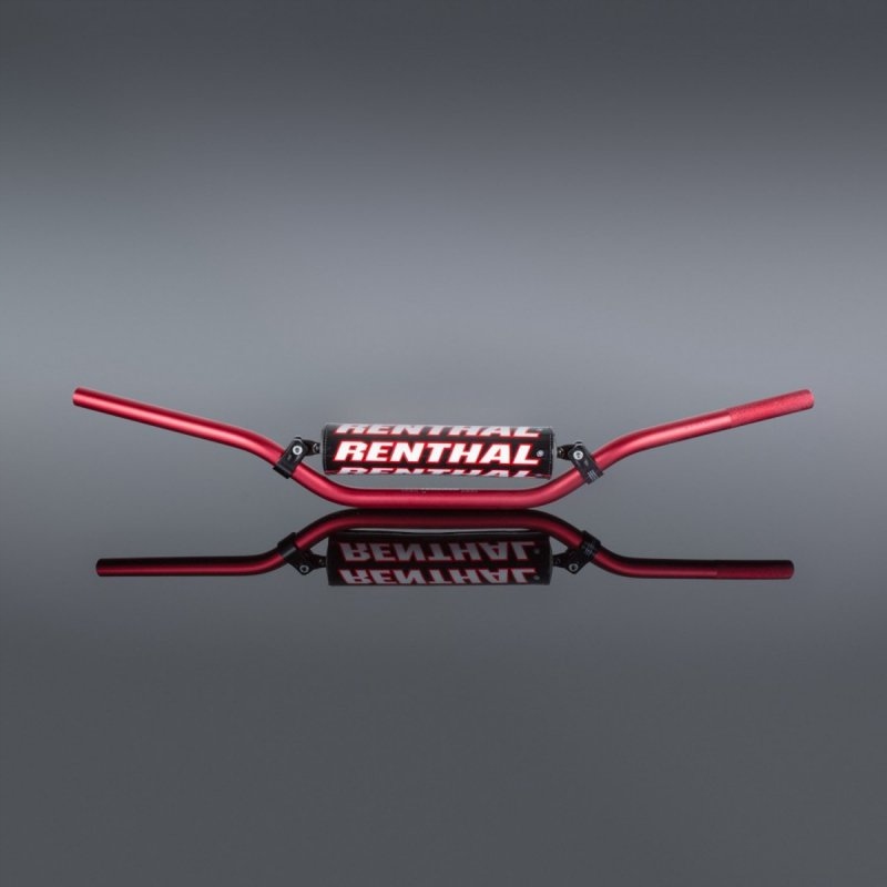 Volant 7/8 Palca (22 MM) MX Handlebar Red Rc Padded Červený S Špongiou