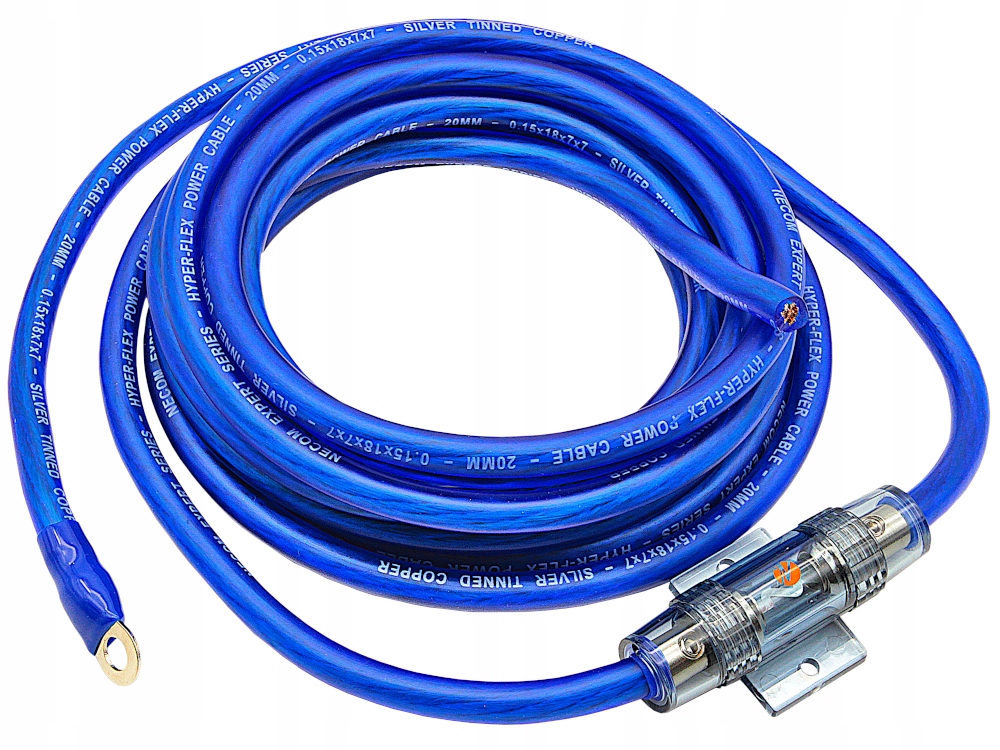 NECOM KABLE DO WZMACNIACZA BEZPIECZNIK 20 mm2 Marka Inna