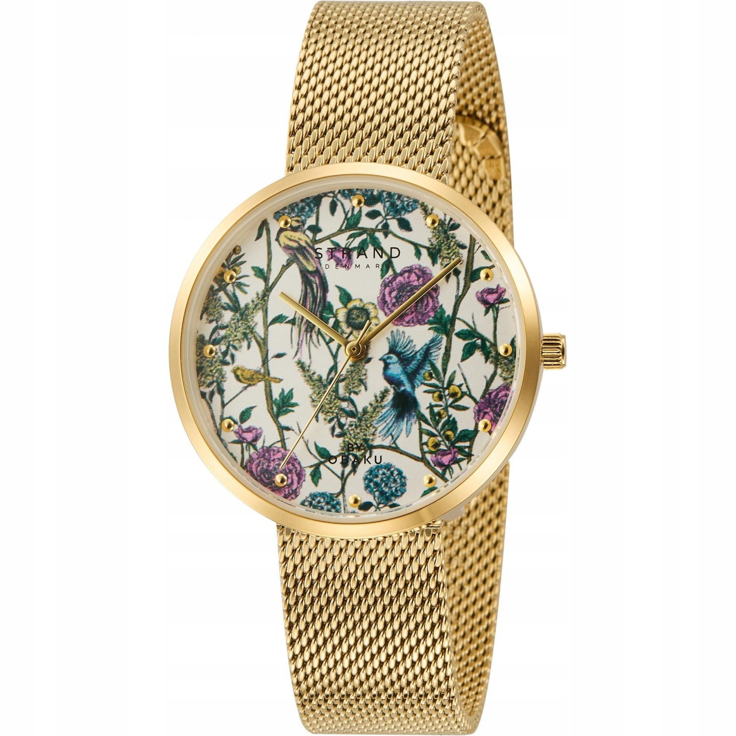 Dámské hodinky Strand S700LXGIMG-DPD Zirkony zlaté