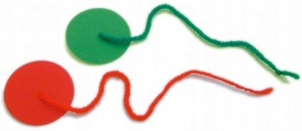

Icki do żagla wskaźniki wiatru 4 green 4 red wełna