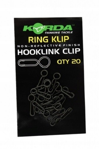 Korda Ring Klip Hooklink Clip Klipsy szybkiej wymiany