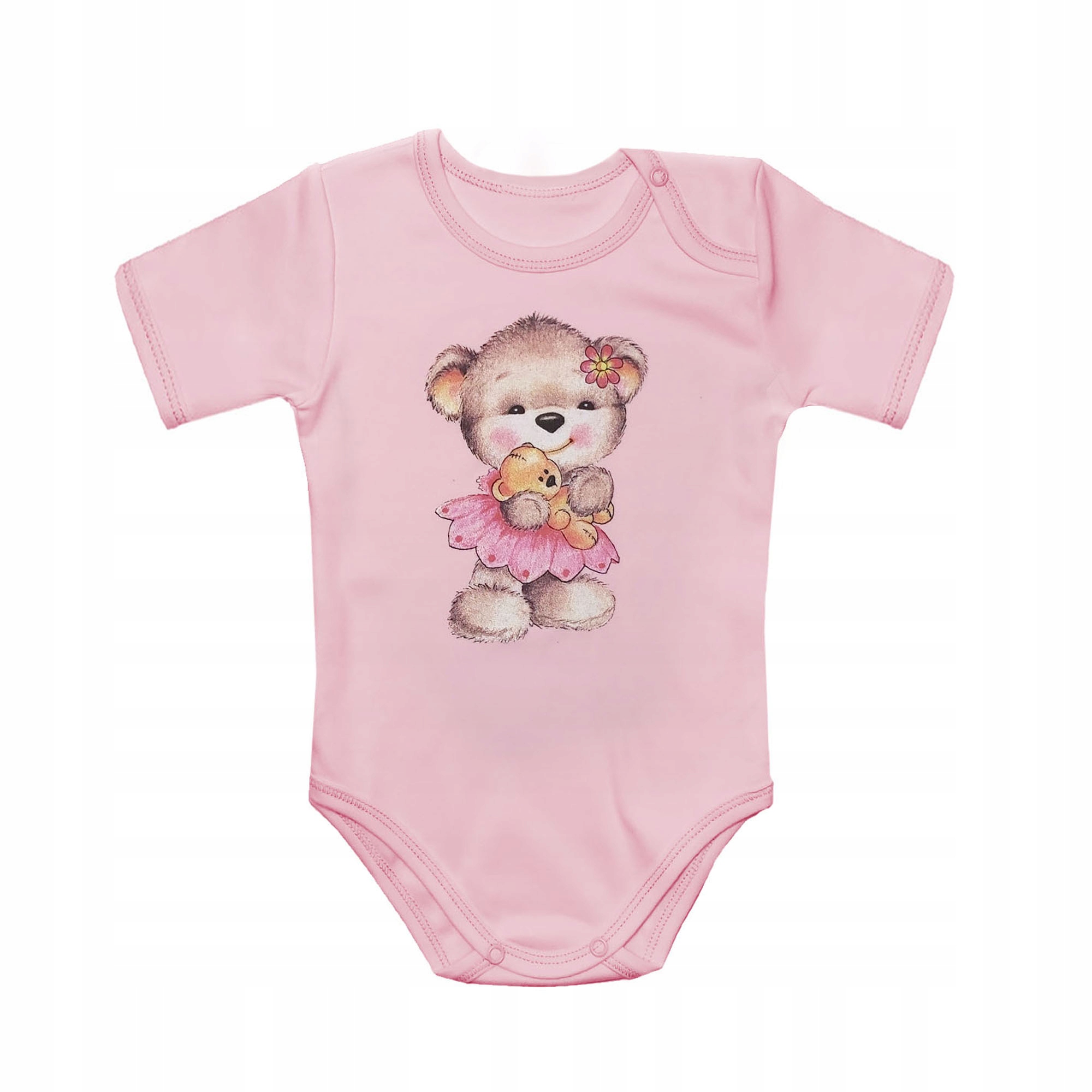 

Bawełniane Body Krótki Rękaw Z Nadrukiem Wygoda 74