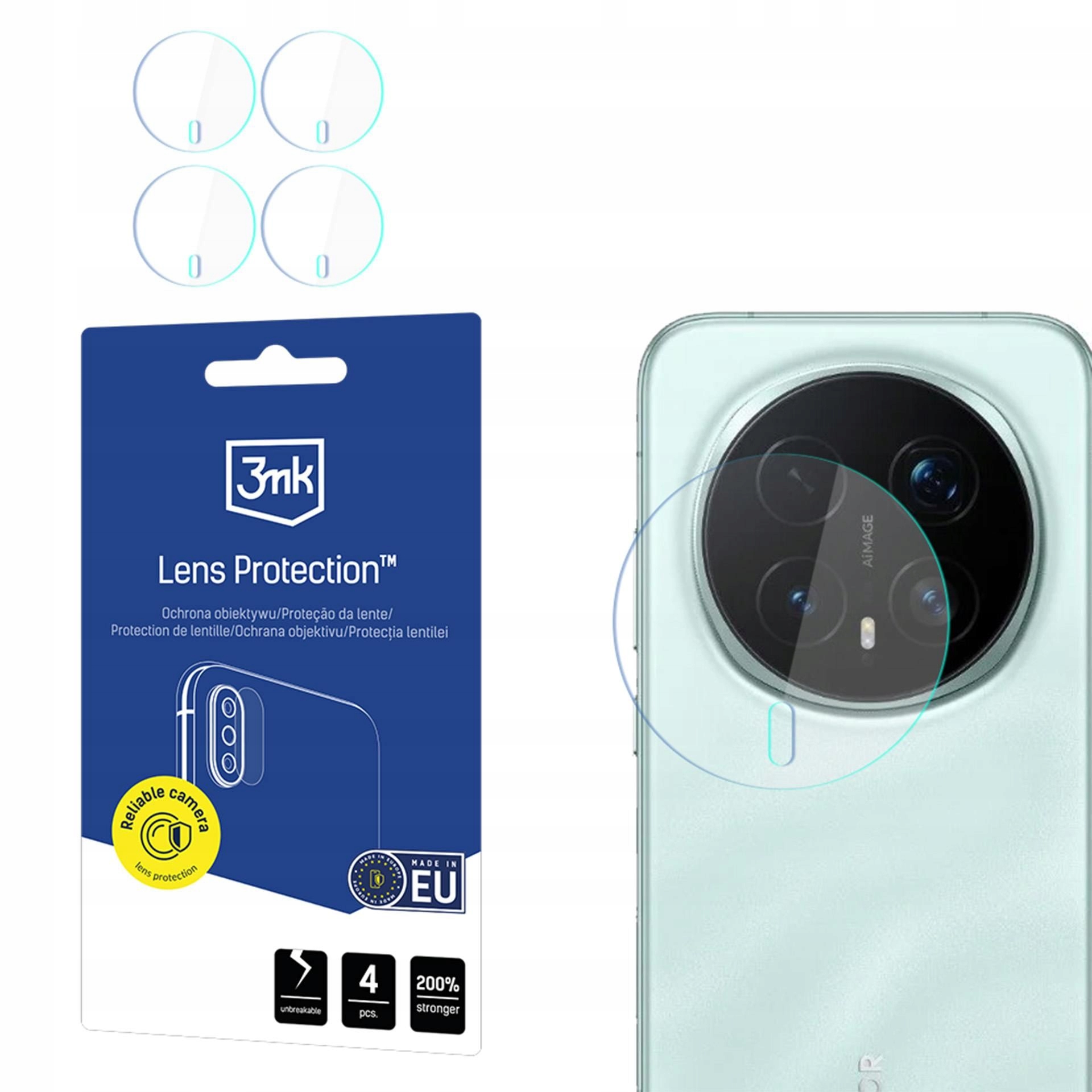 4x Szkło na obiektyw aparatu do Honor Magic8 Pro 3mk Lens Protection