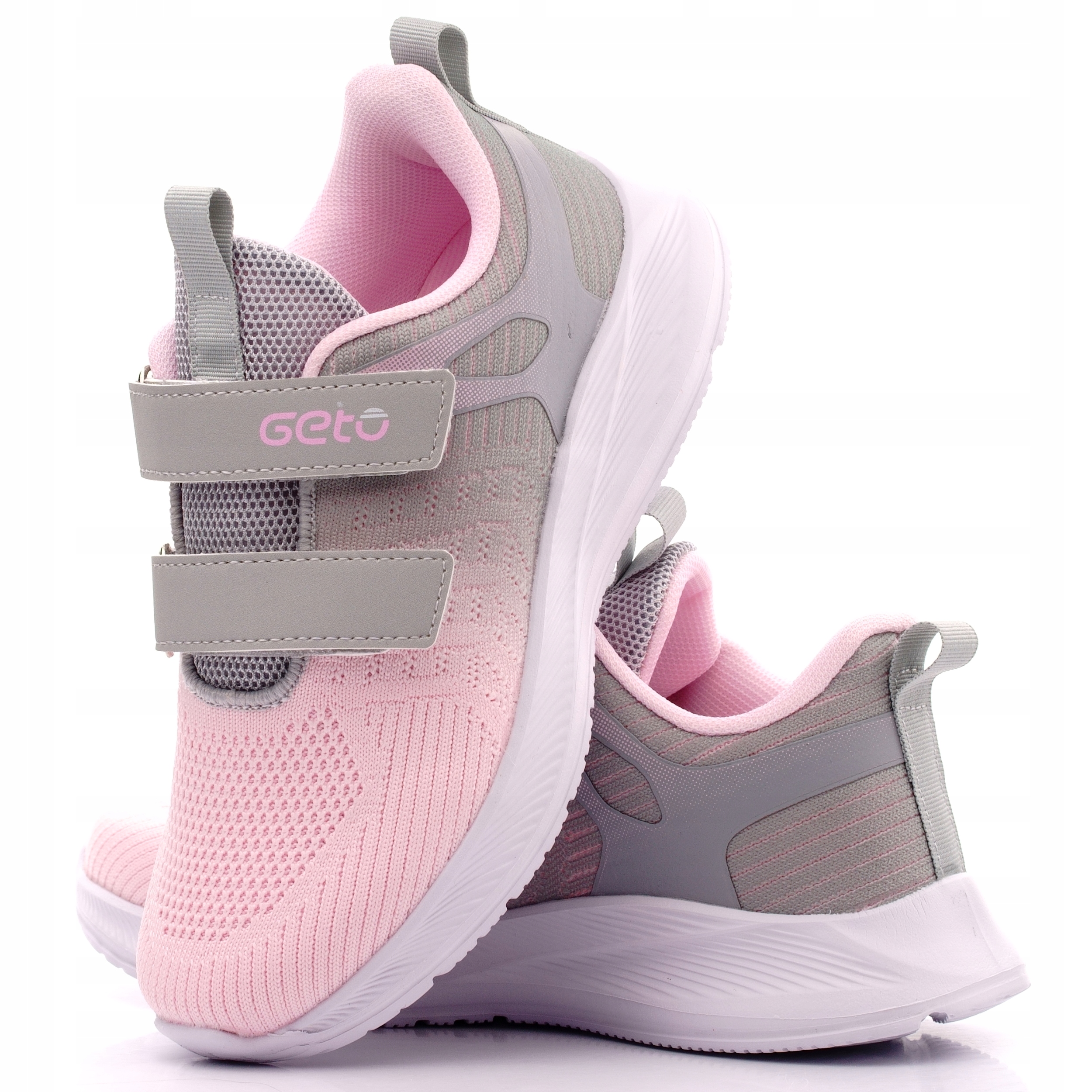 GETO BUTY ADIDASY SPORTOWE DZIECIĘCE NA RZEPY LEKKIE DZIEWCZĘCE A*258