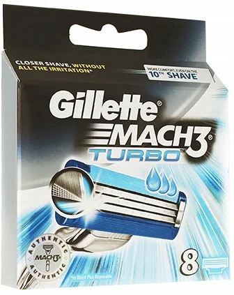 Gillette Mach 3 Turbo 8ks