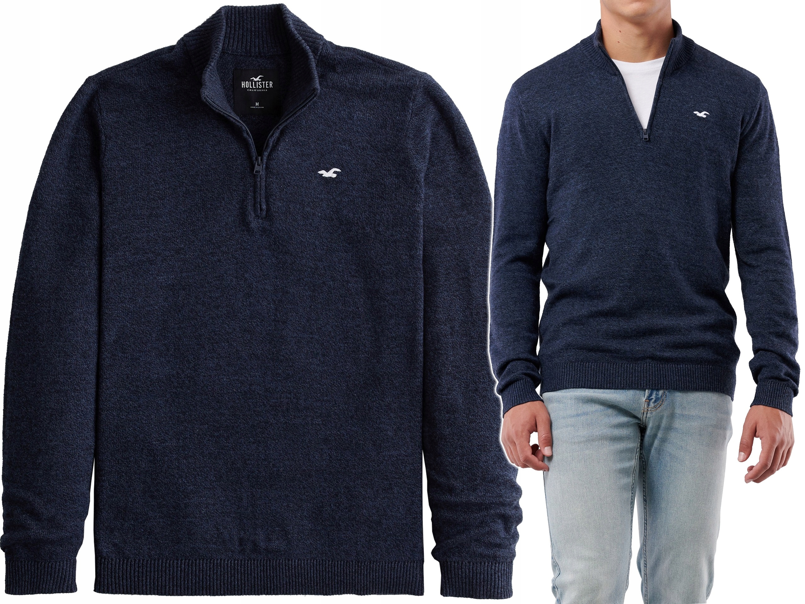 

Hollister by Abercrombie Sweter Bawełniany Usa M