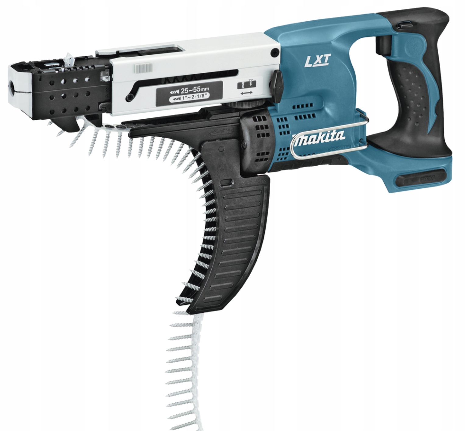 

Makita DFR550Z wkrętarka z magazynkiem do płyt Gk