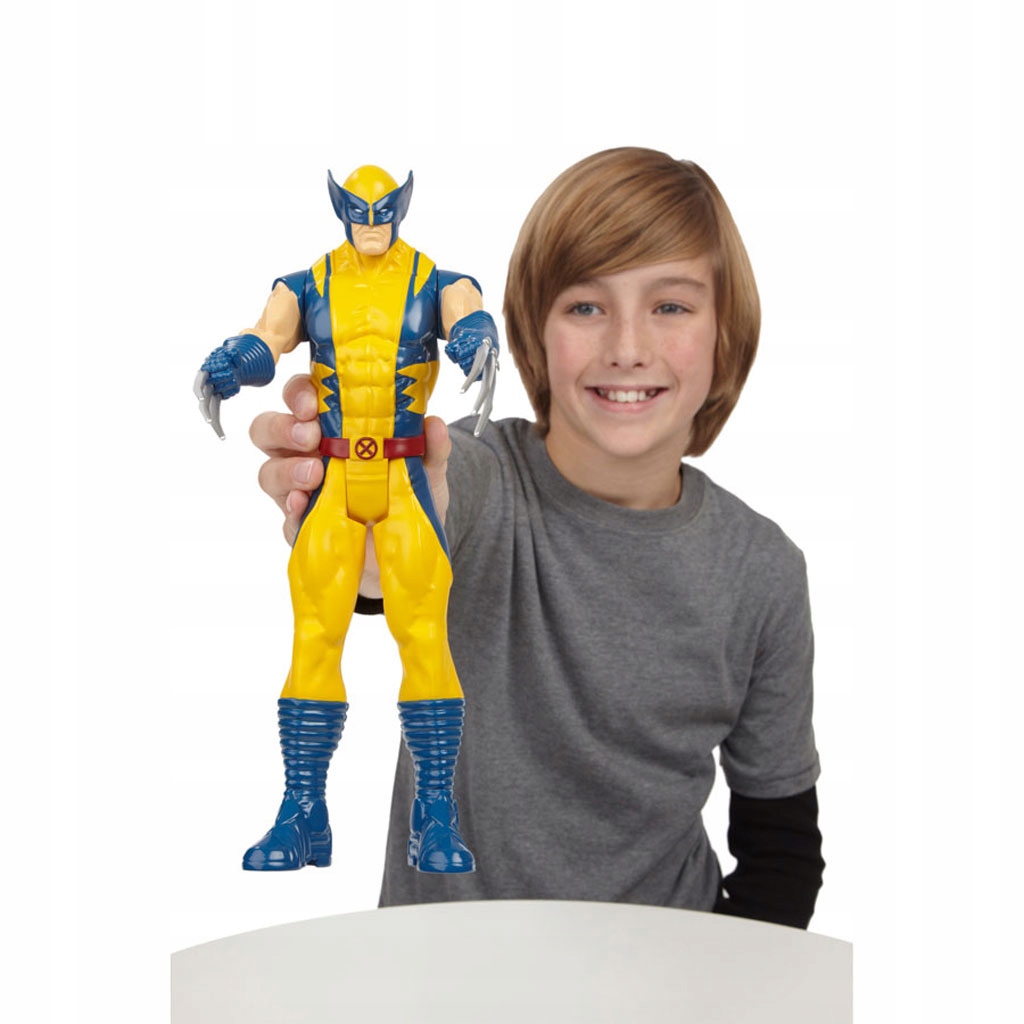 HASBRO WOLVERINE RUCHOMA FIGURKA 30cm X-MAN MARVEL A3321 seria TITAN HERO Informacje dot. bezpieczeństwa i zgodności produktu Nie nadaje się dla dzieci w wieku poniżej 36 miesięcy