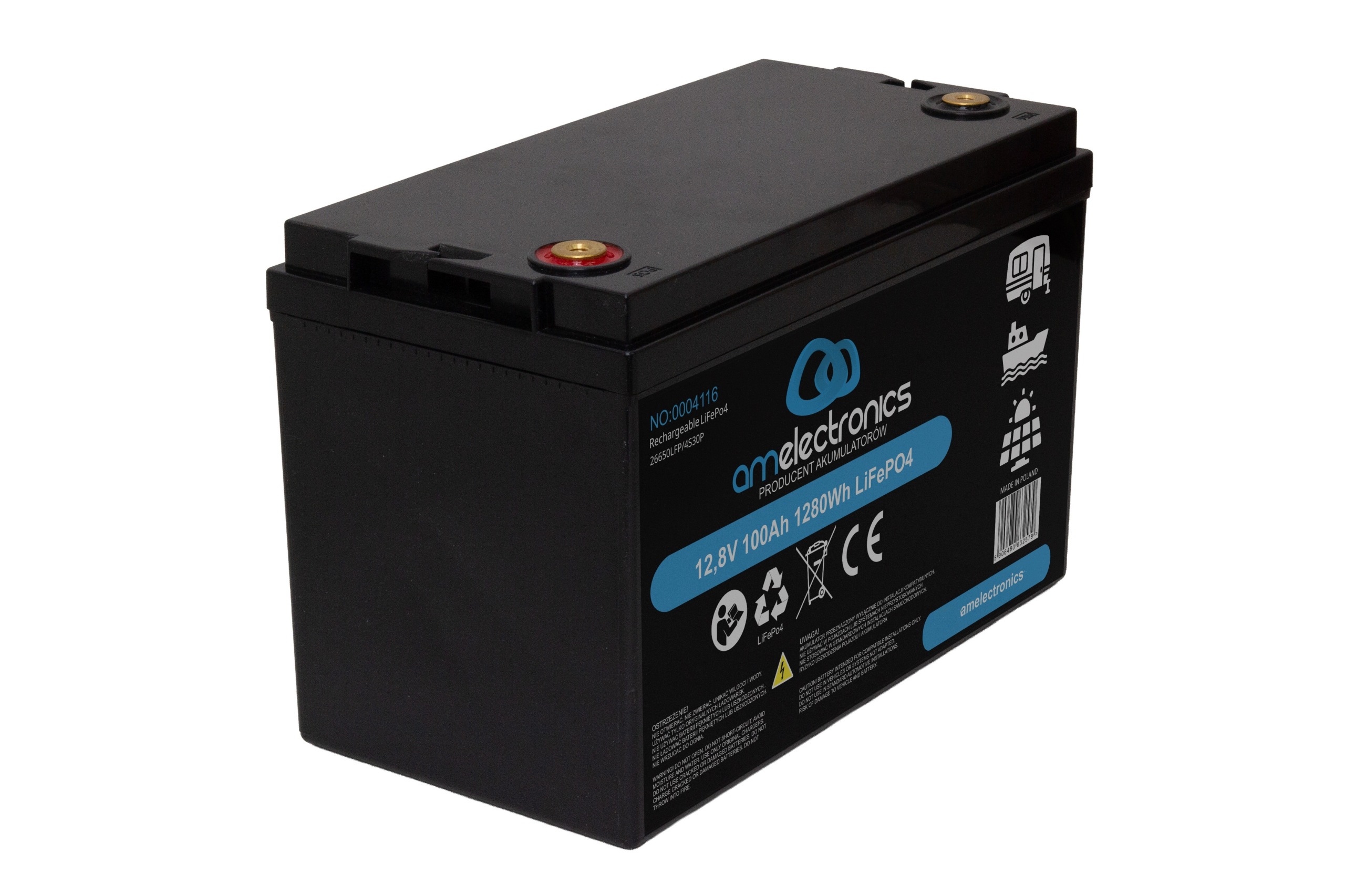 Akumulátor 12,8V 100Ah LiFePo4 (4116)