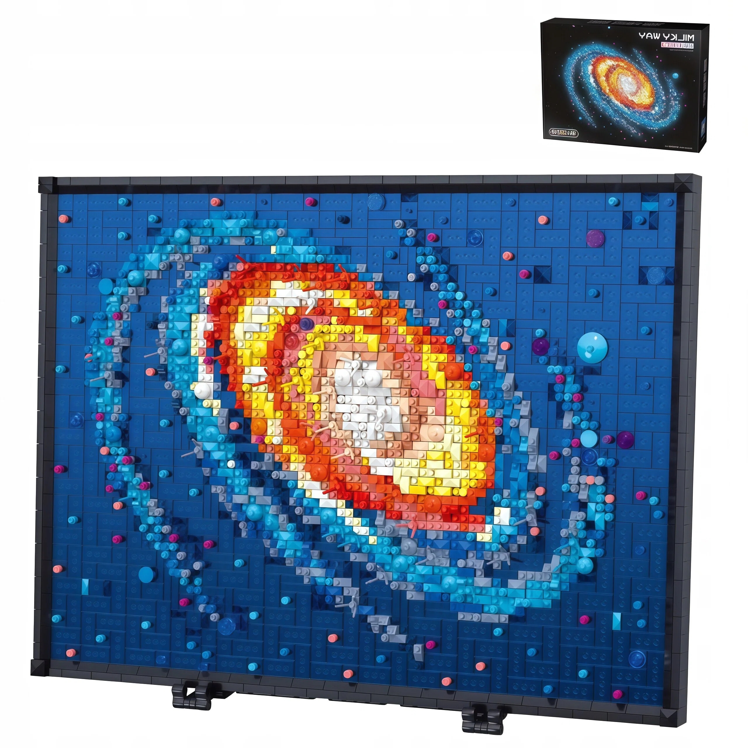 Sztuka Pikselowa Mleczna – Zestaw Klocków 2438 Elementów Do Budowania