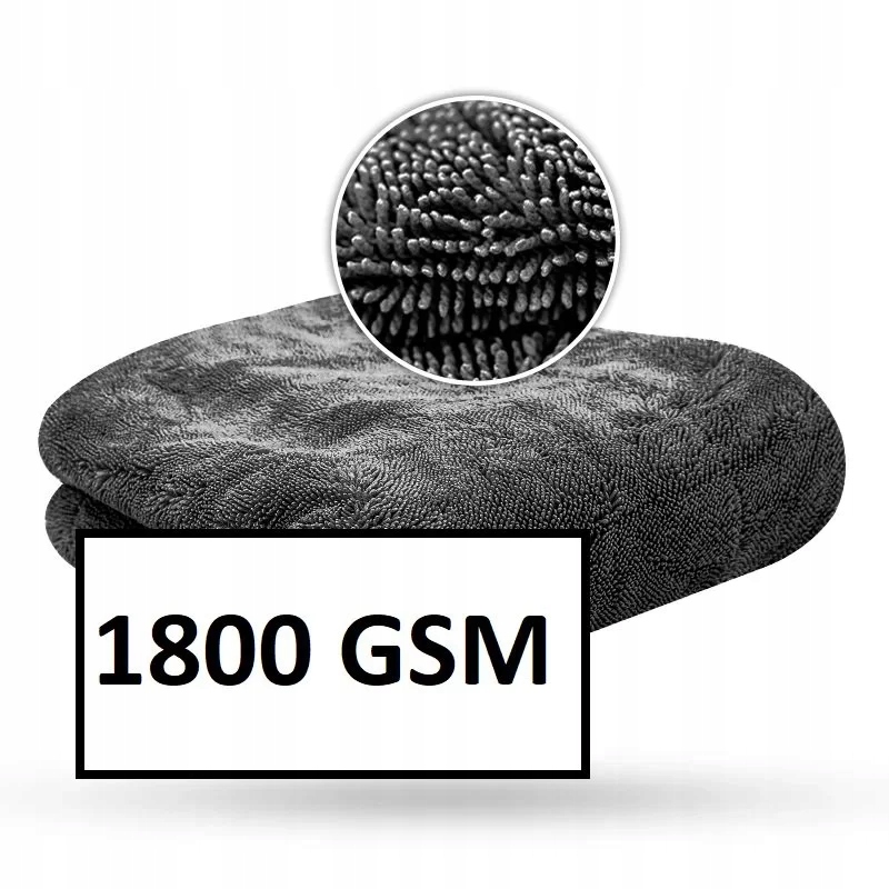 Showcarshine Microfiber Double Twisted Dryer 1800 Gsm 80X50 Najbardziej c