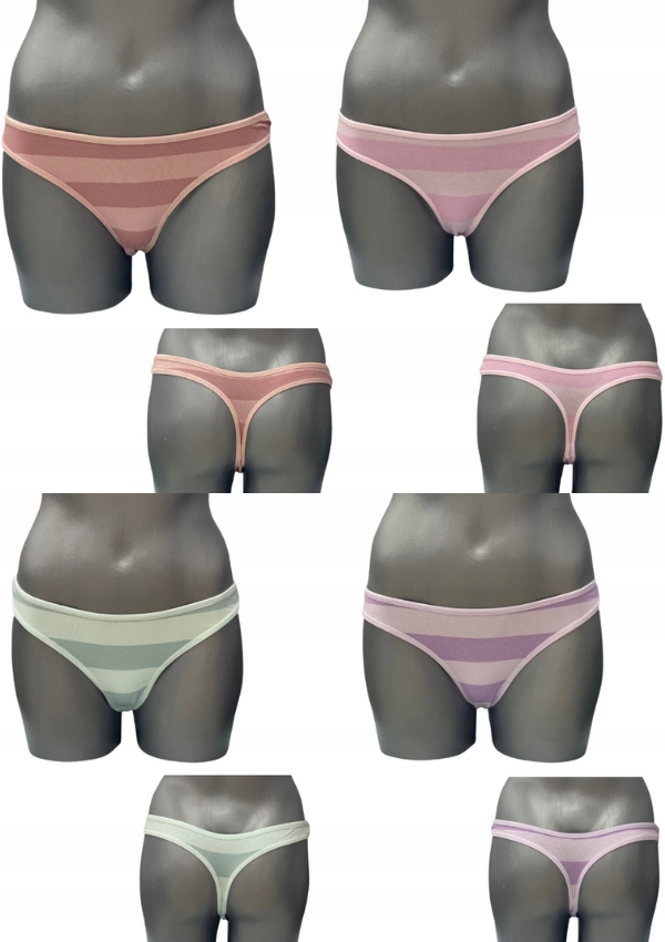 

Majtki damskie stringi bawełniane XL 42 44 6 Pack