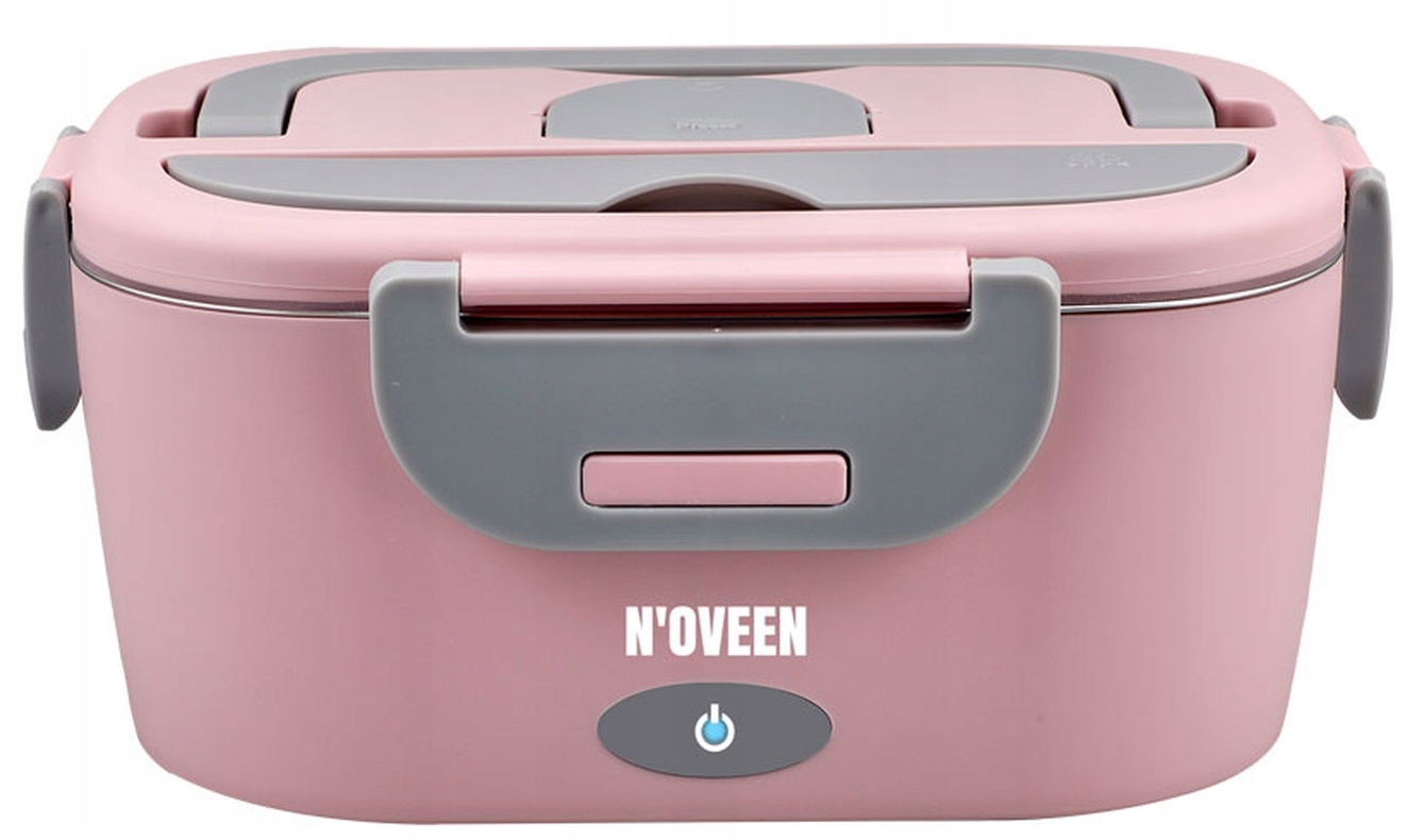 Elektryczny Lunch Box Noveen LB755 Glamour 1,1l 2 pojemniki 12/24V i 230V